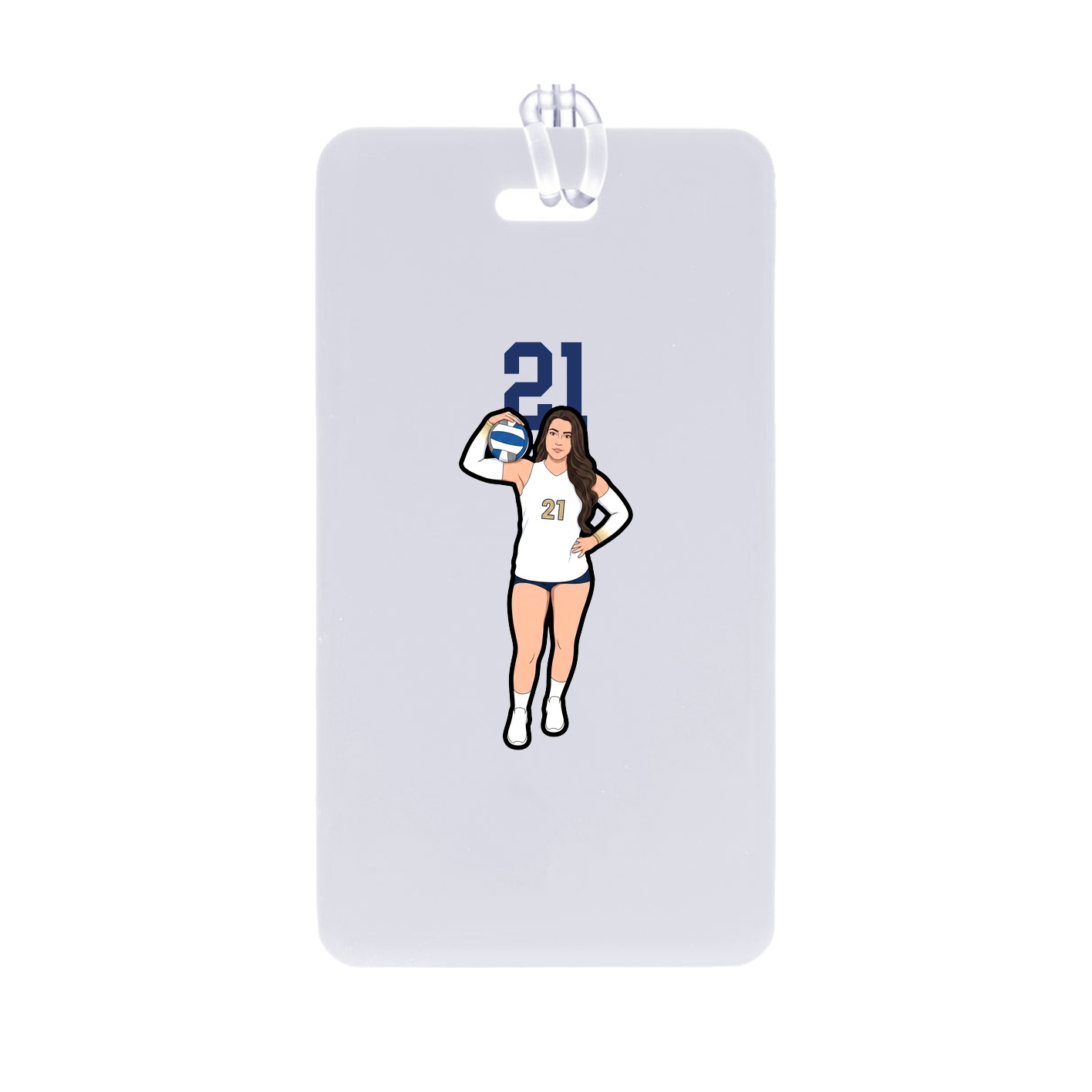 Bag Tag — Number Top in Classic