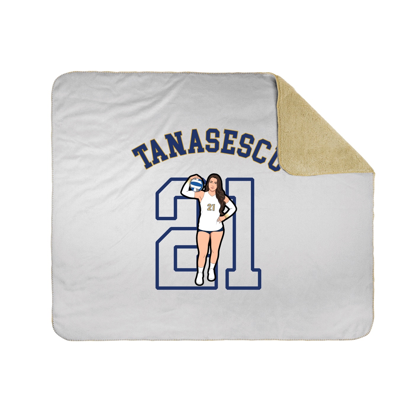 Throw Blanket — Shirsey Arch in White