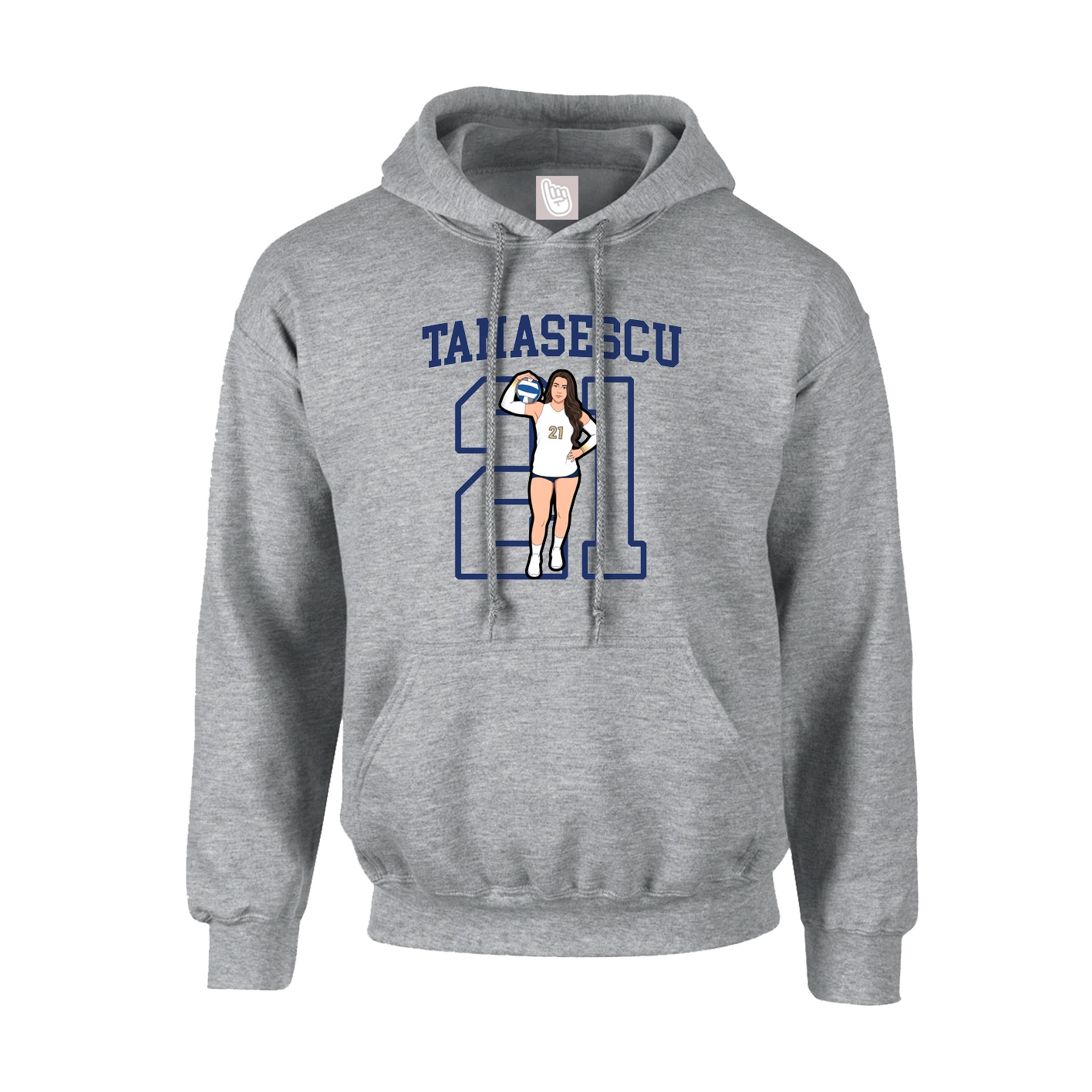 Hoodie — Shirsey in Grey