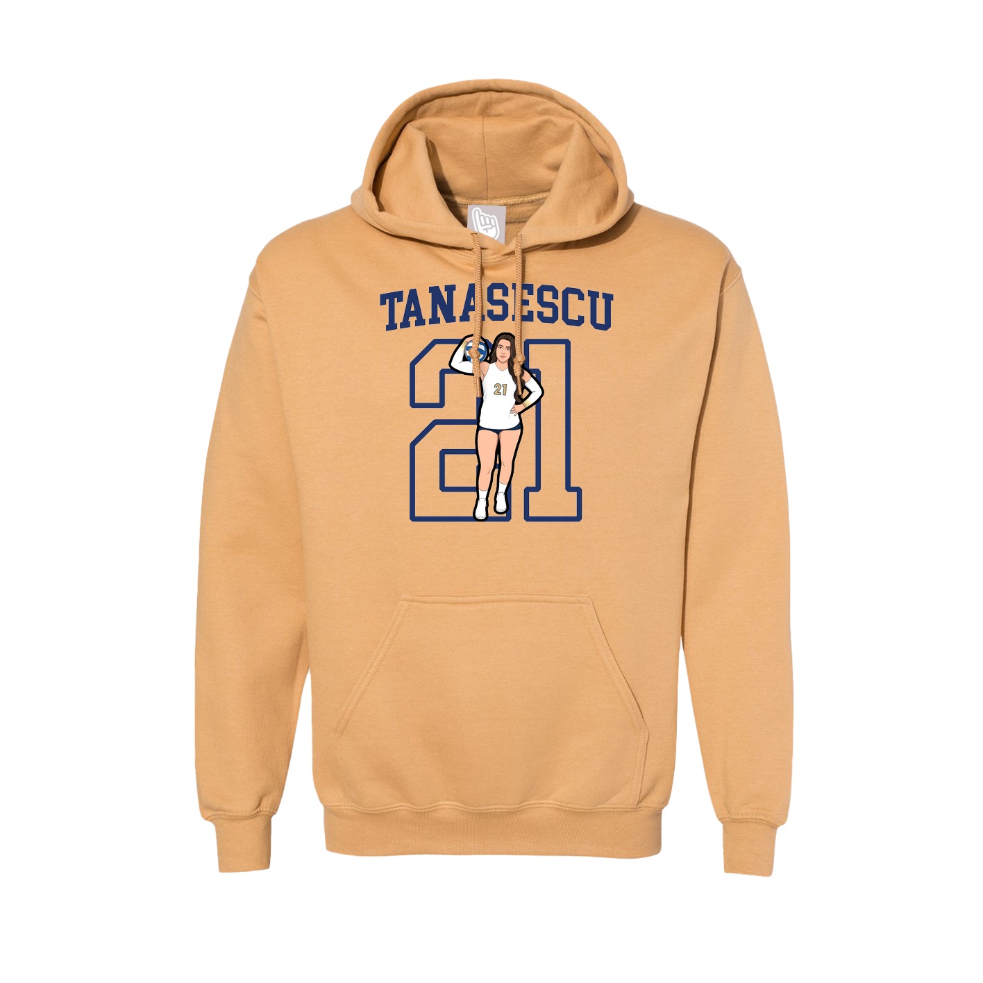 Hoodie — Shirsey in Vegas Gold