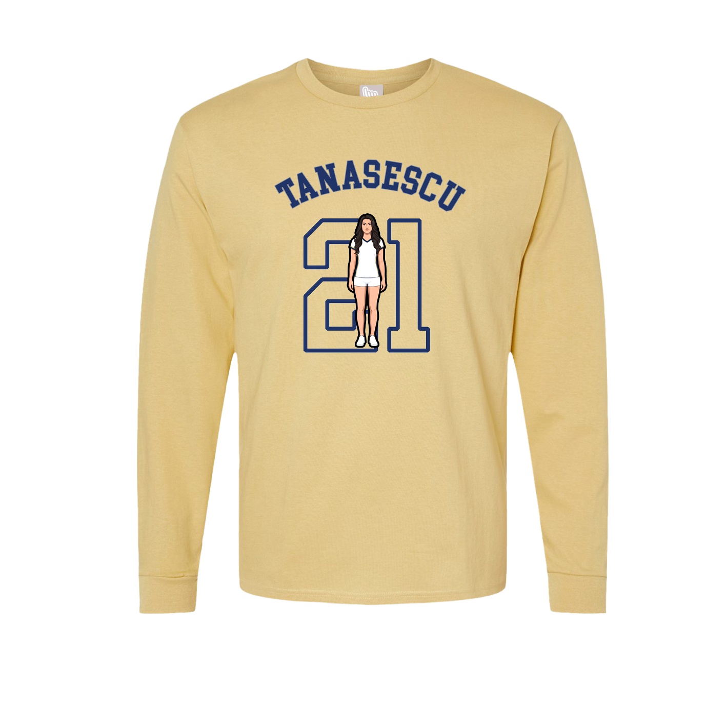 Long Sleeve Tee — Shirsey Arch in Vegas Gold
