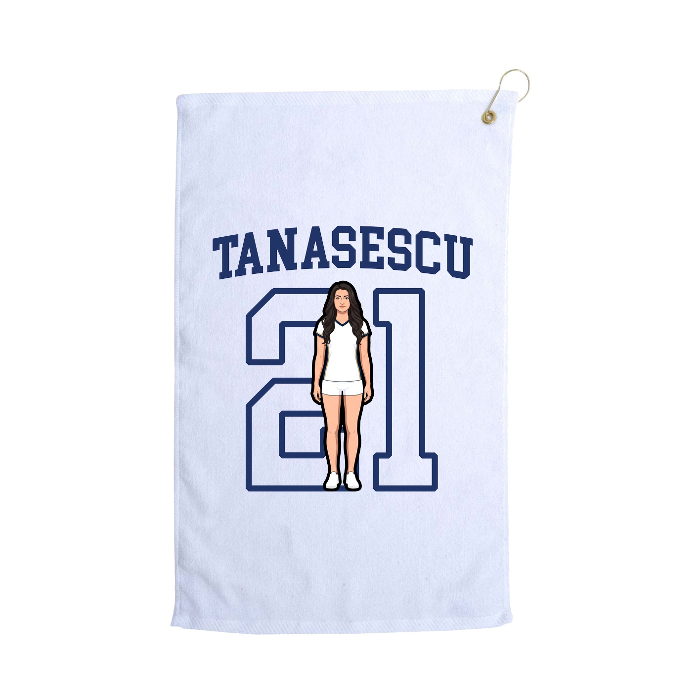 Golf Towel — Shirsey in White