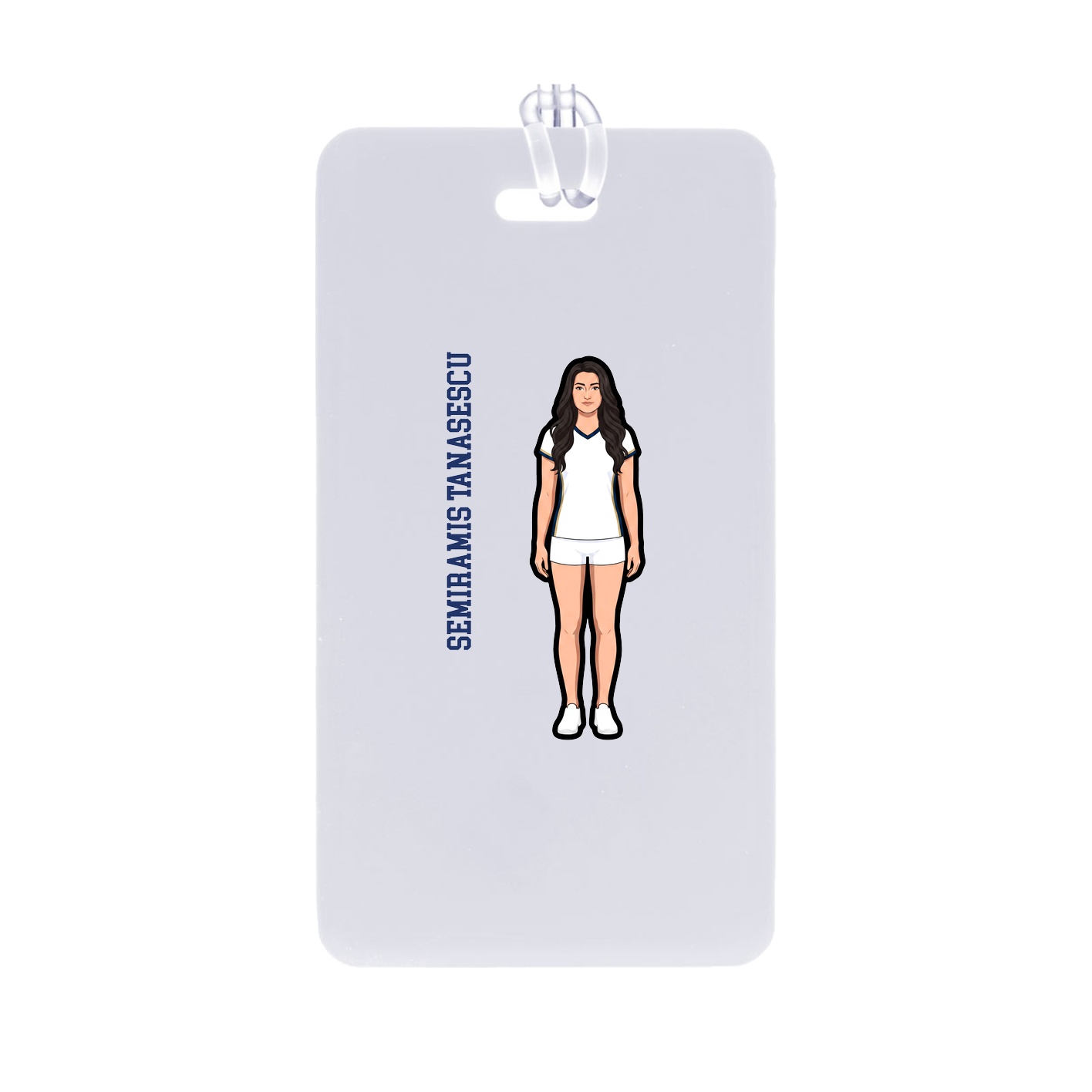 Bag Tag — Name Vertical in Classic