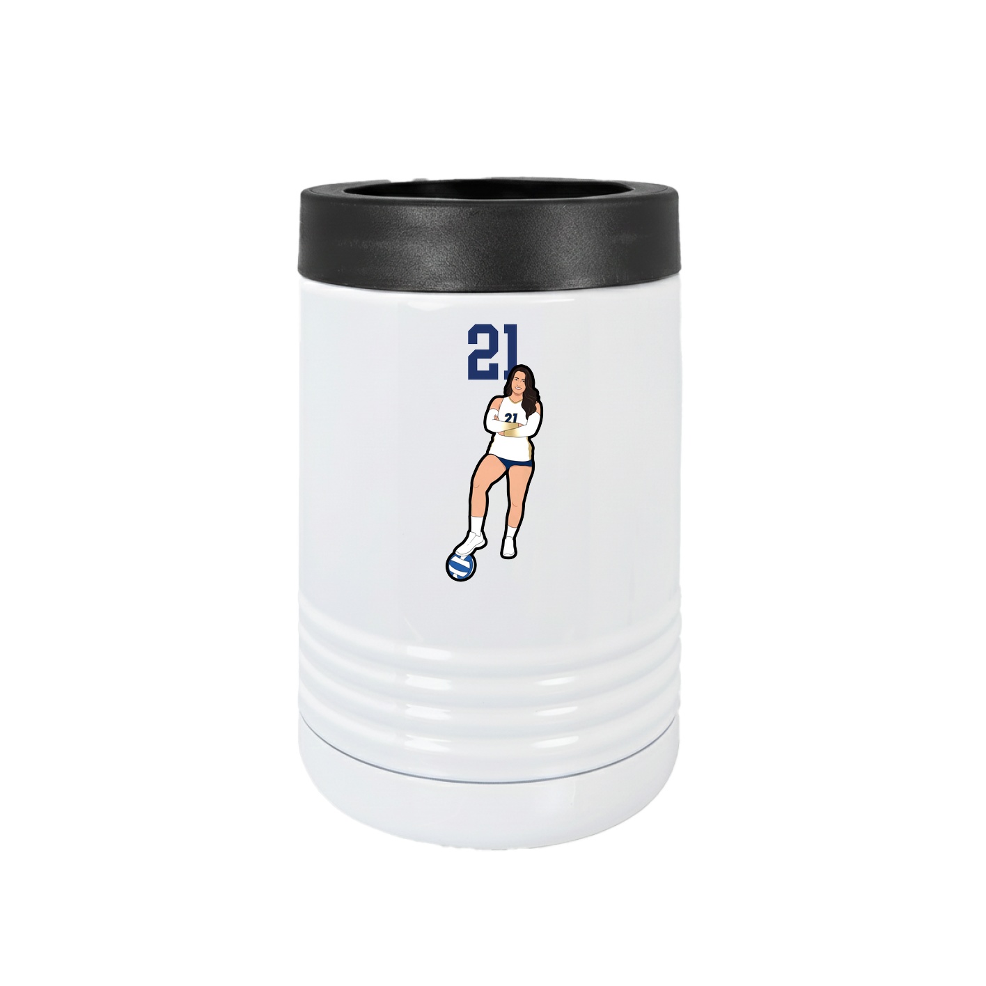 Beverage Holder — Number Top in White