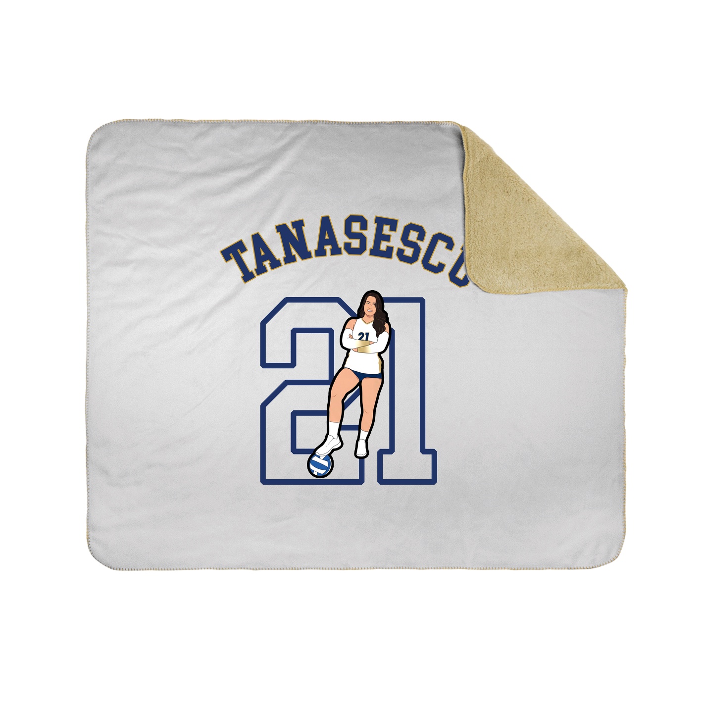 Throw Blanket — Shirsey Arch in White
