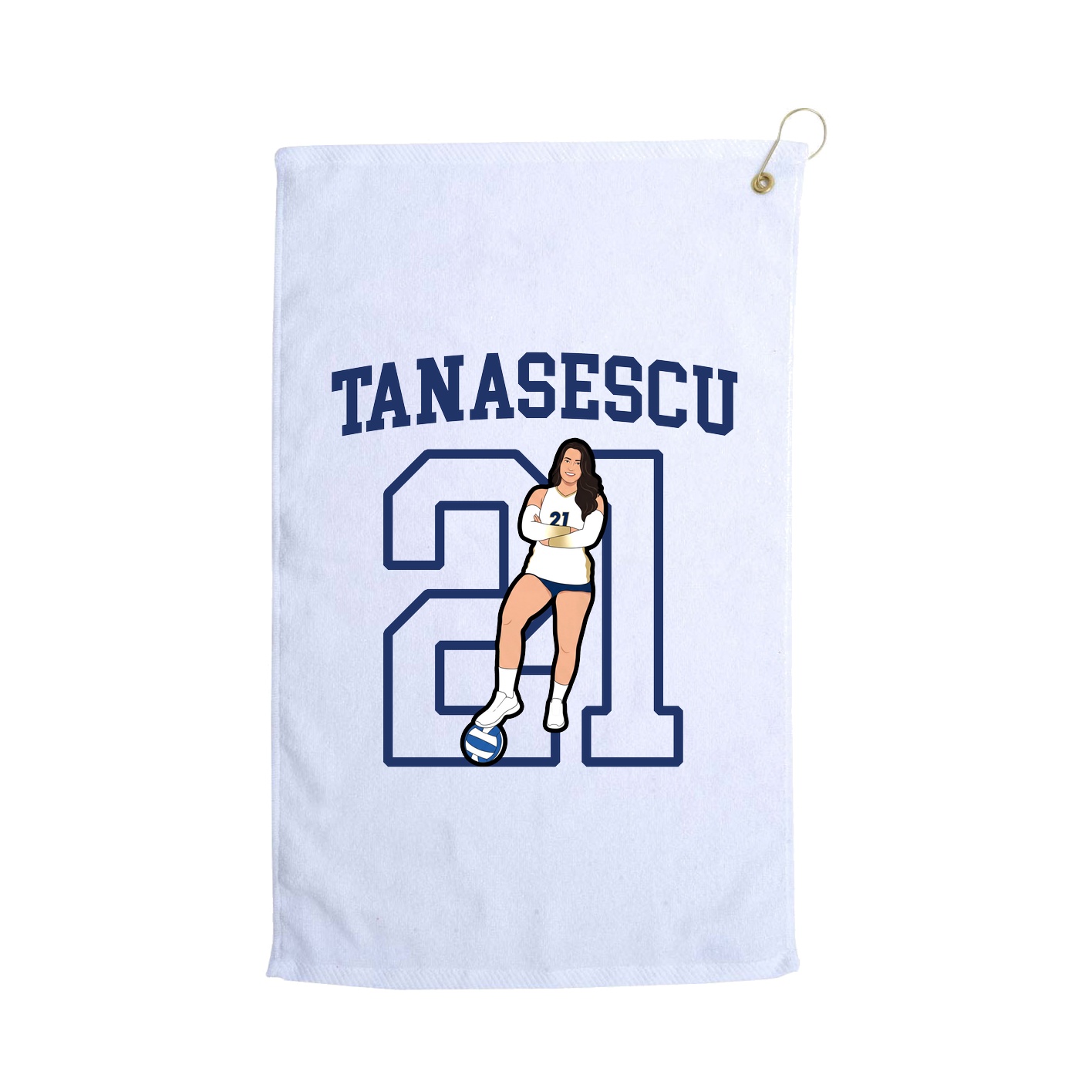 Golf Towel — Shirsey in White