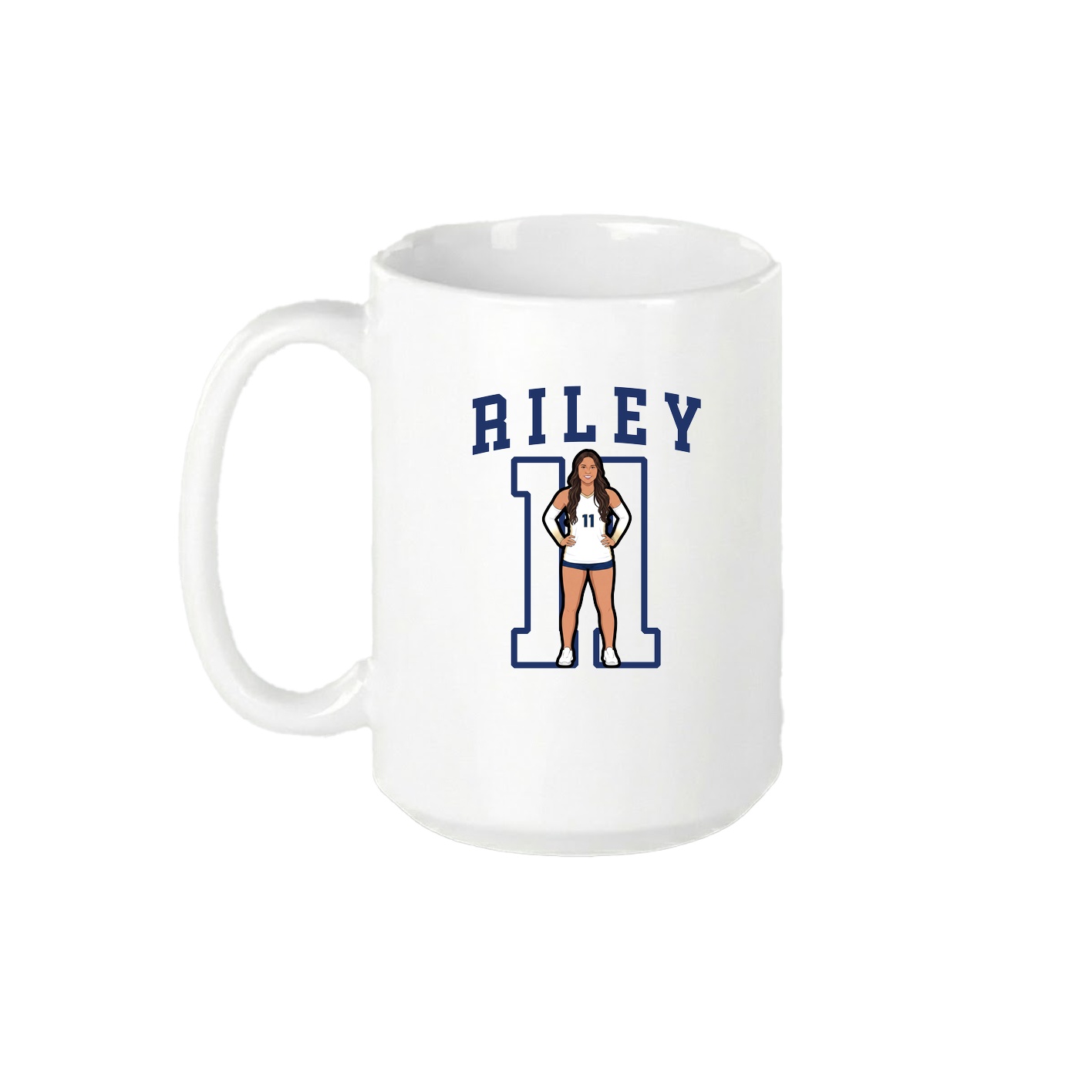 15oz Coffee Mug — Shirsey in White