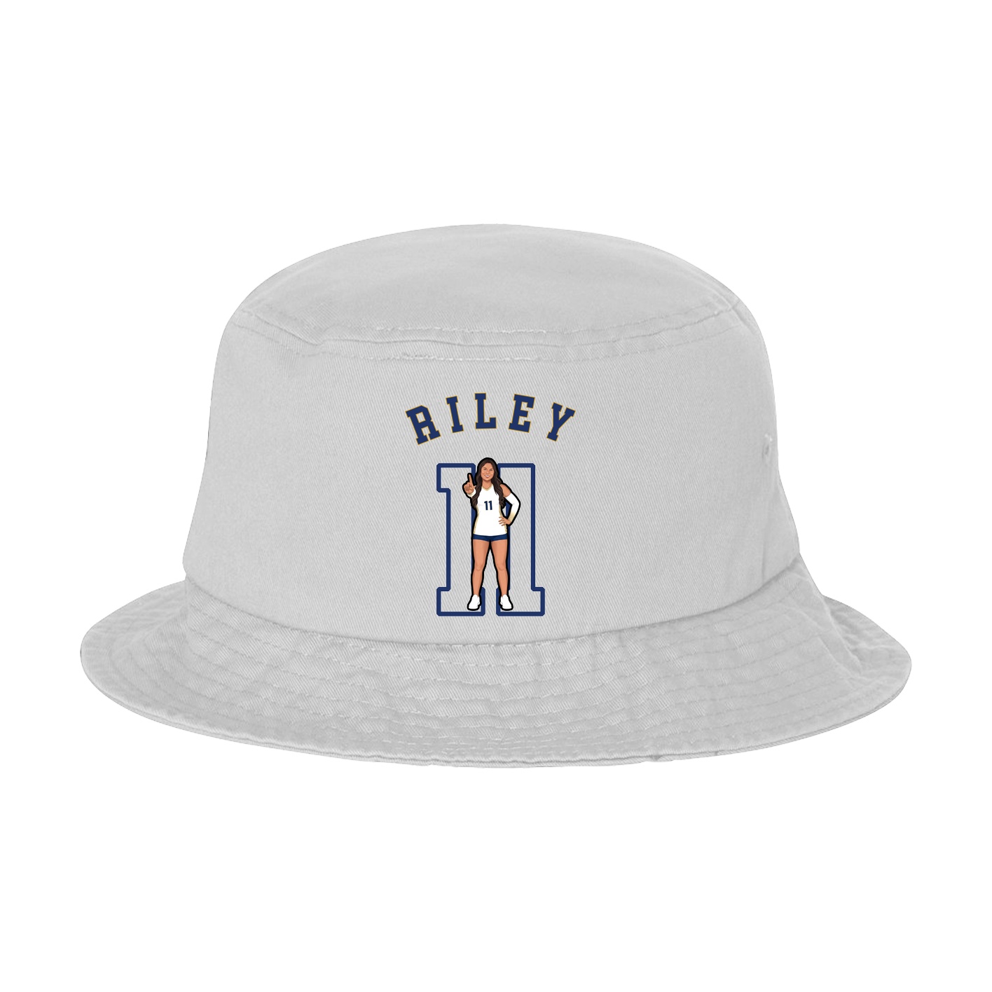 Bucket Cap — Shirsey Arch in White
