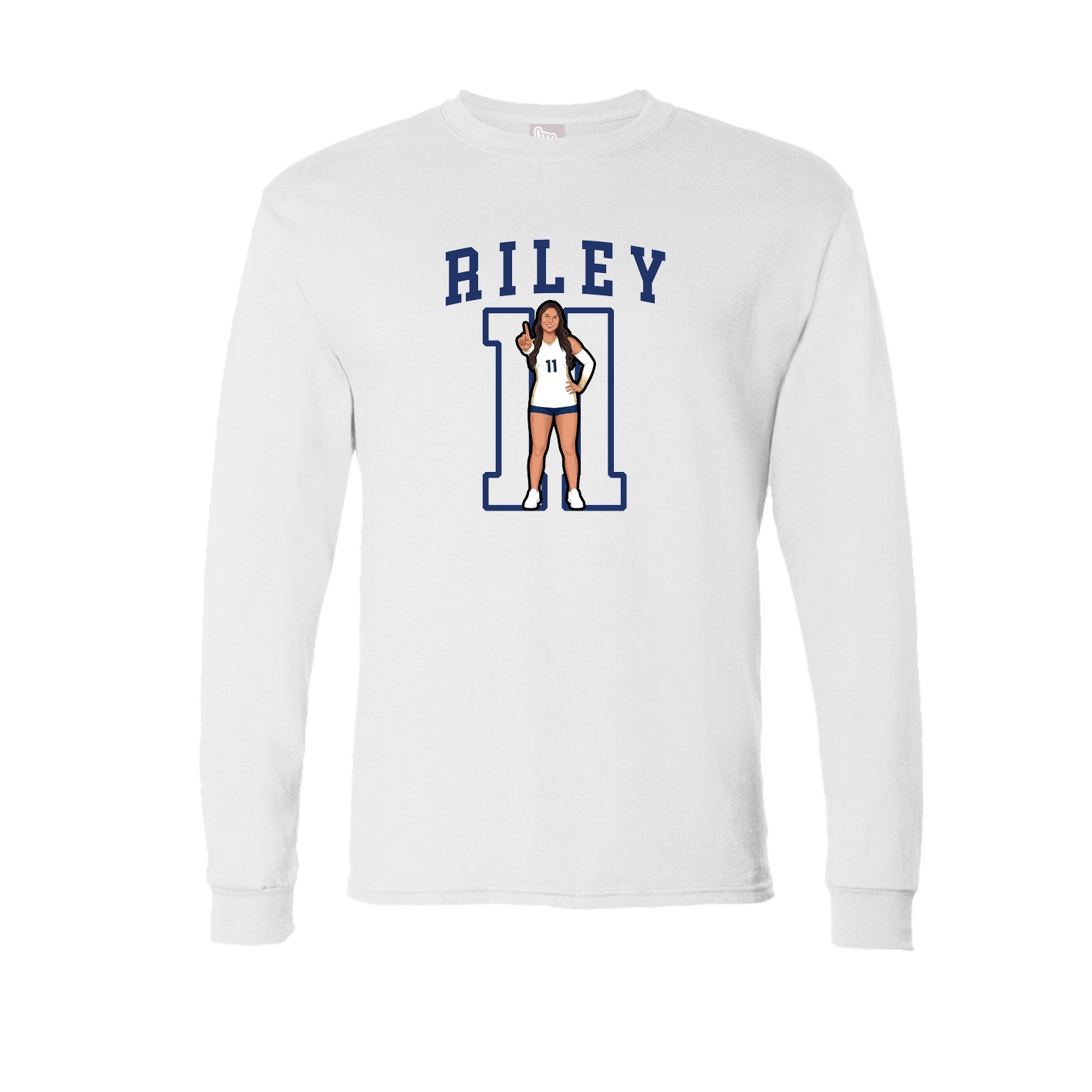 Long Sleeve Tee — Shirsey in White