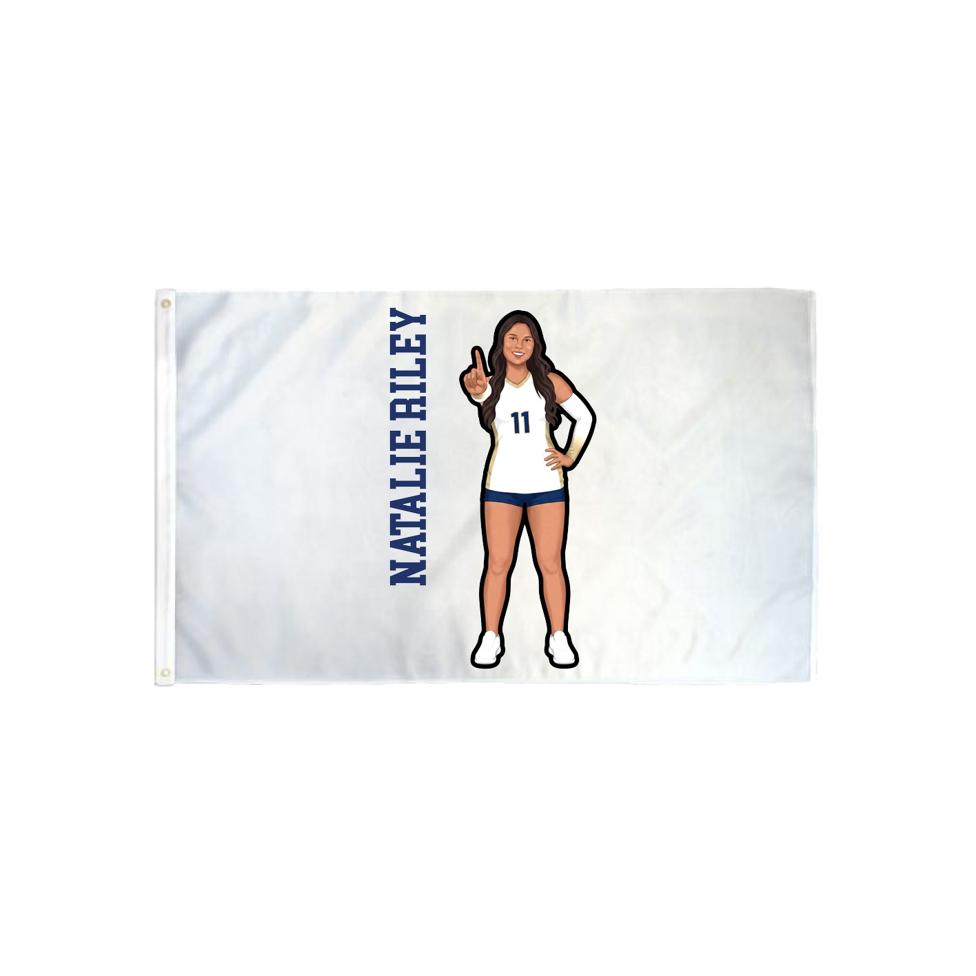 3x5 Flag — Name Vertical in Classic
