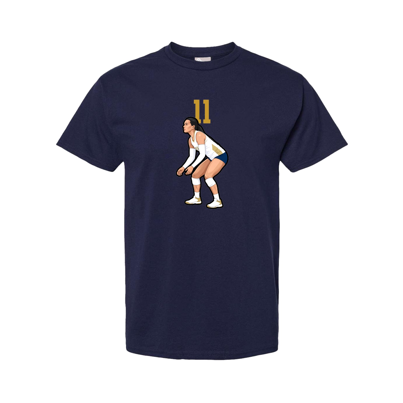 Tee — Number Top in Navy