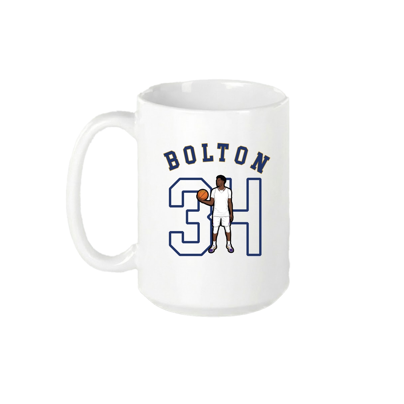 15oz Coffee Mug — Shirsey Arch in White