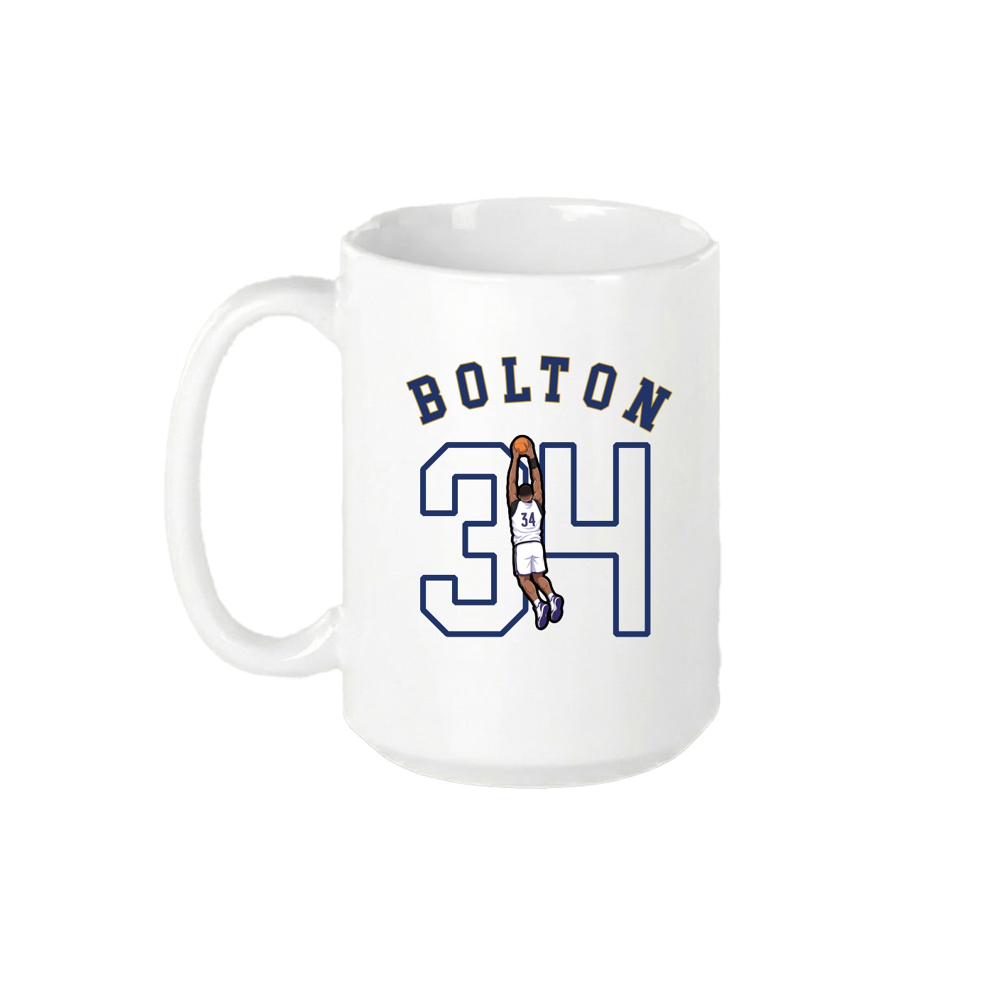 15oz Coffee Mug — Shirsey Arch in White