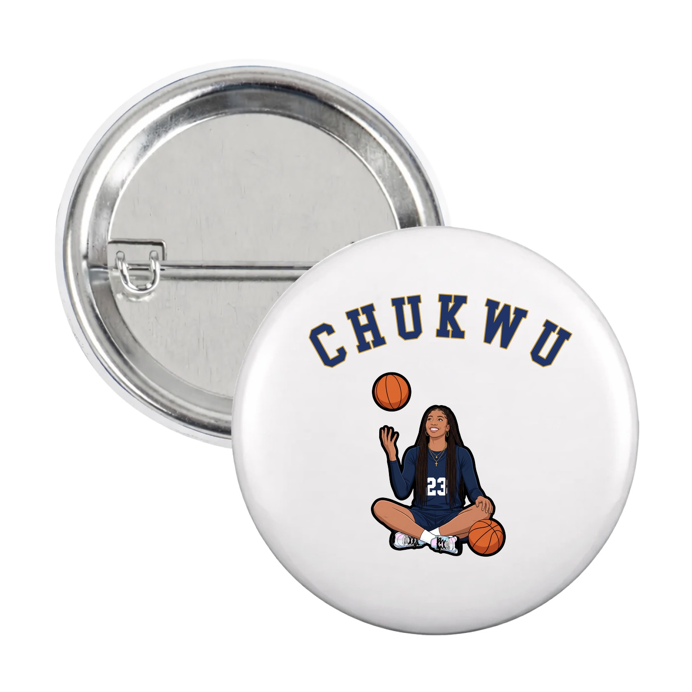 Game Day Button — Shirsey Arch in White