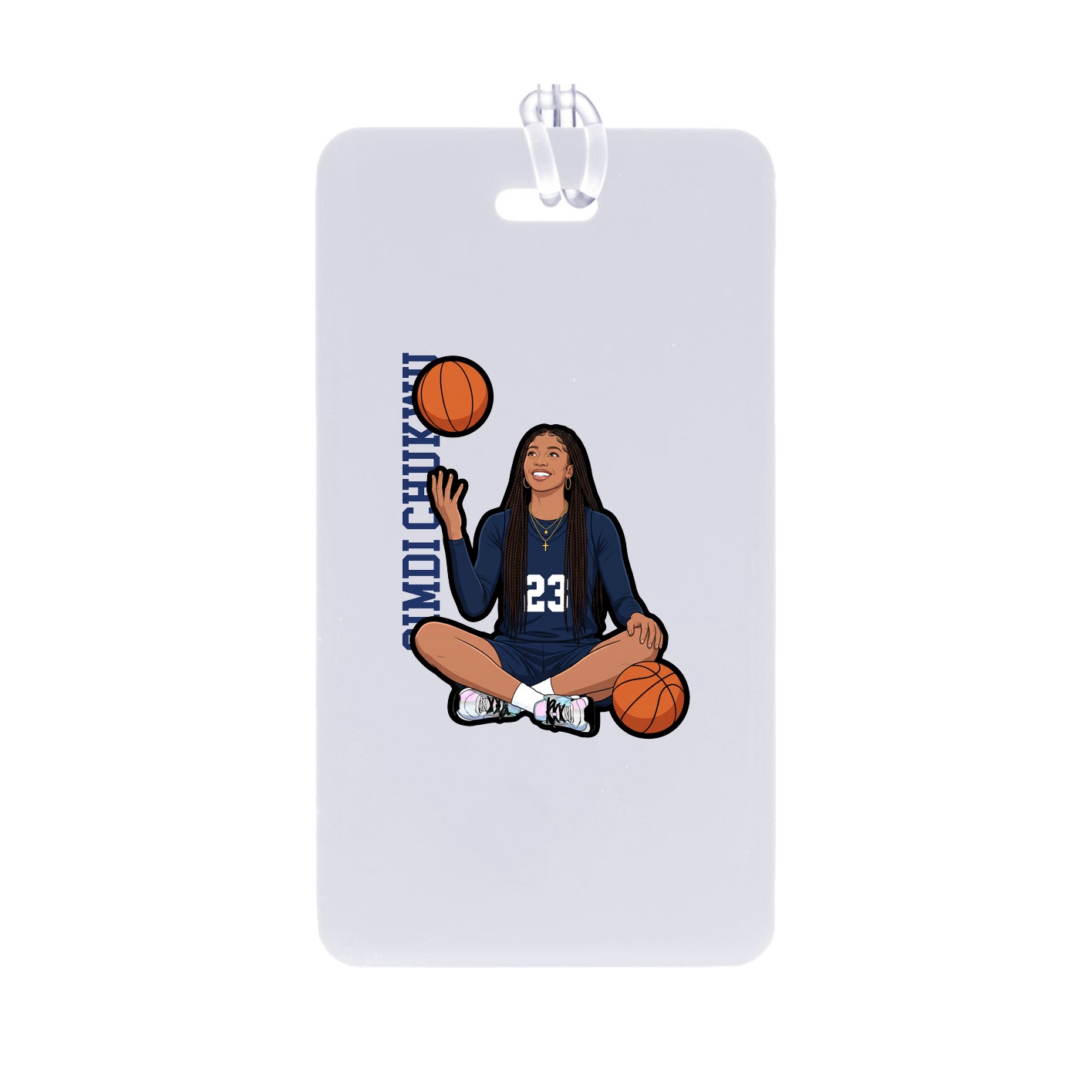 Bag Tag — Name Vertical in Classic