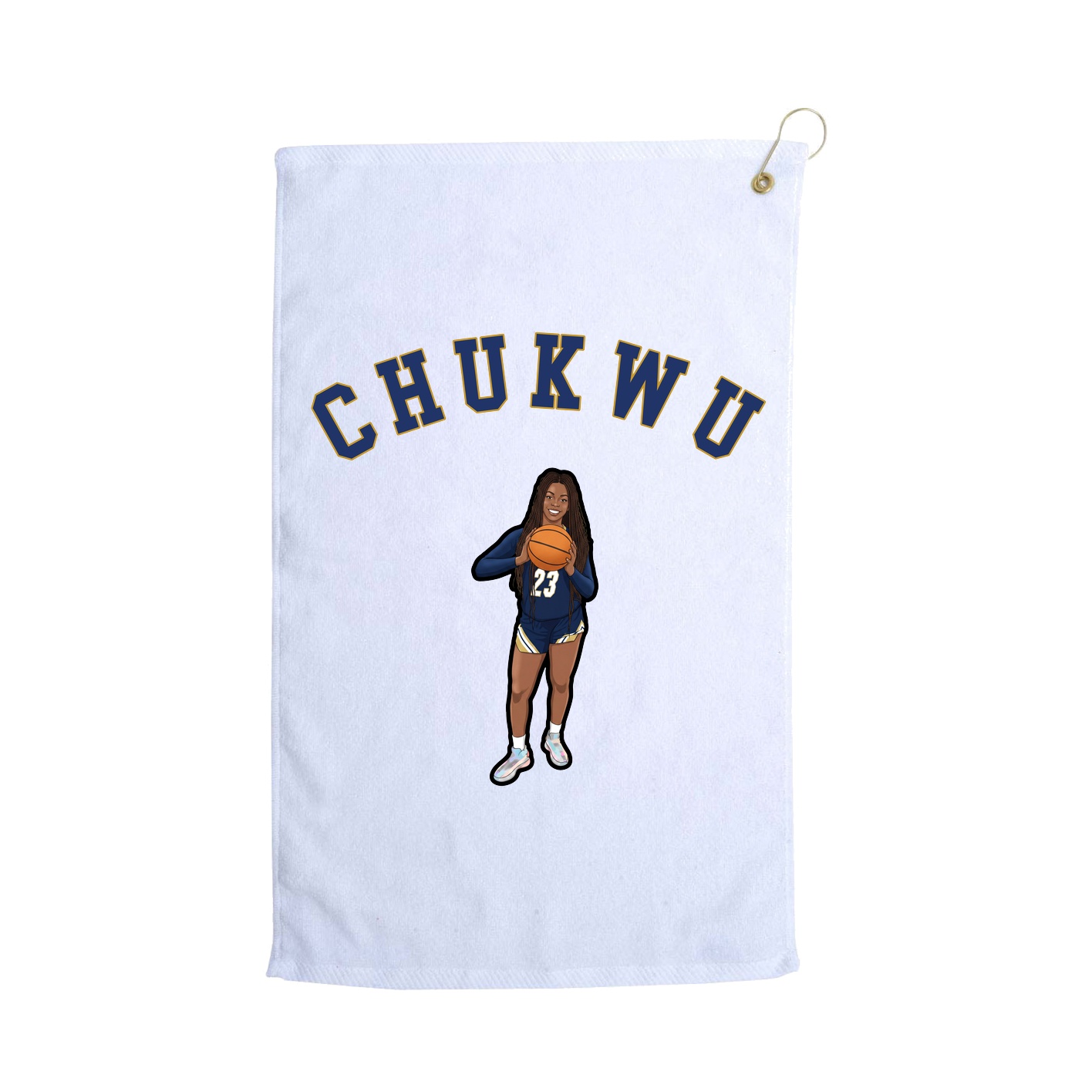 Golf Towel — Shirsey Arch in White