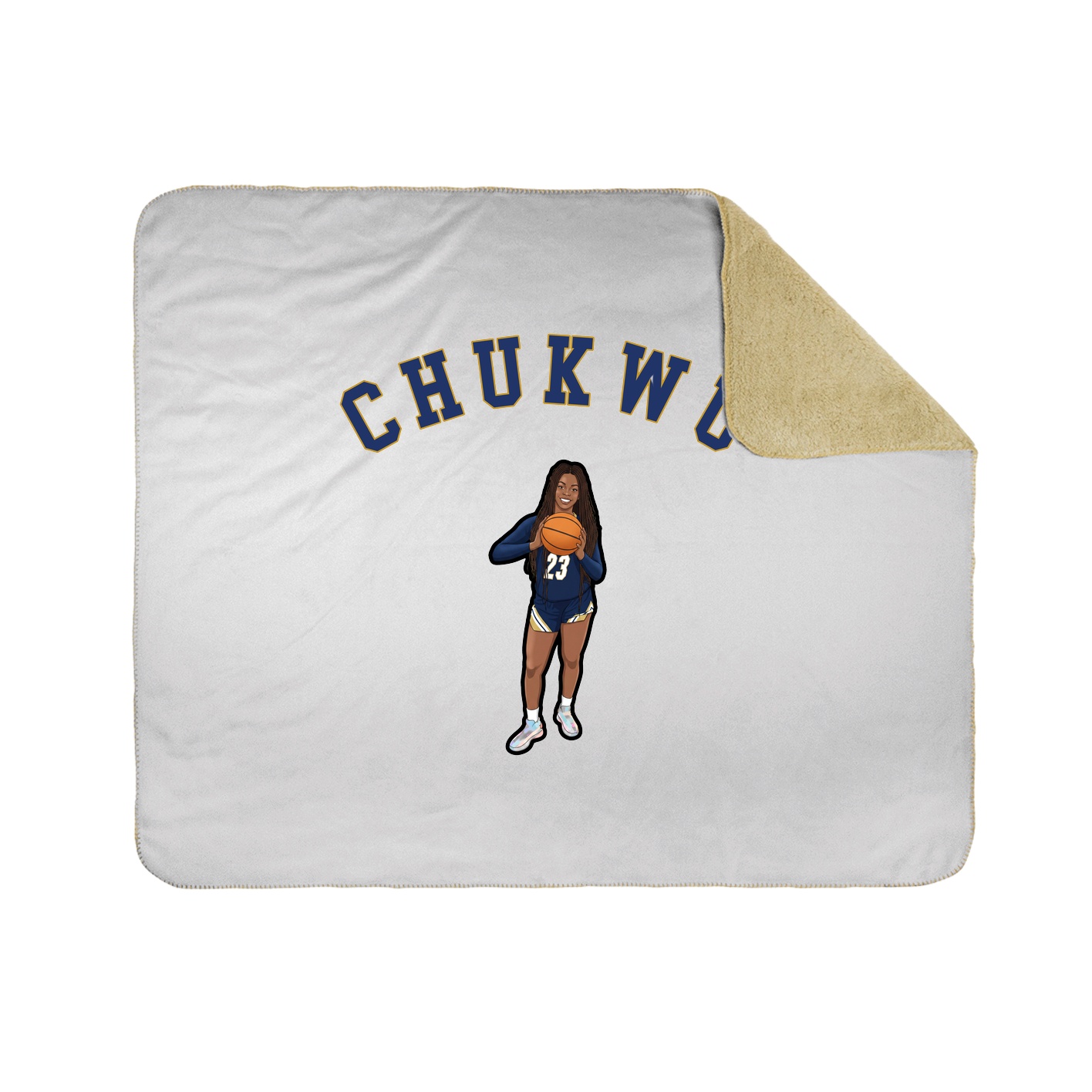 Throw Blanket — Shirsey Arch in White