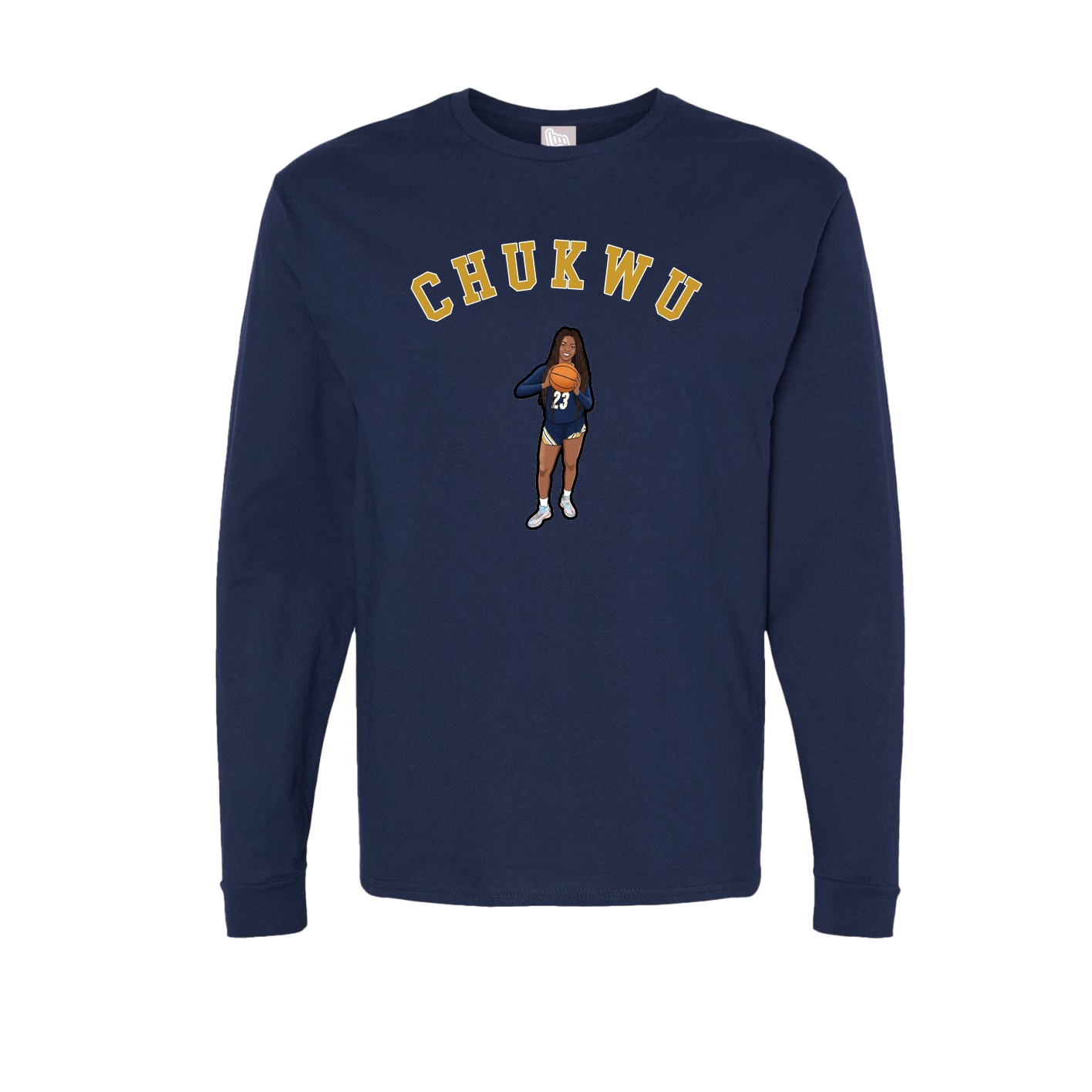 Long Sleeve Tee — Shirsey Arch in Navy