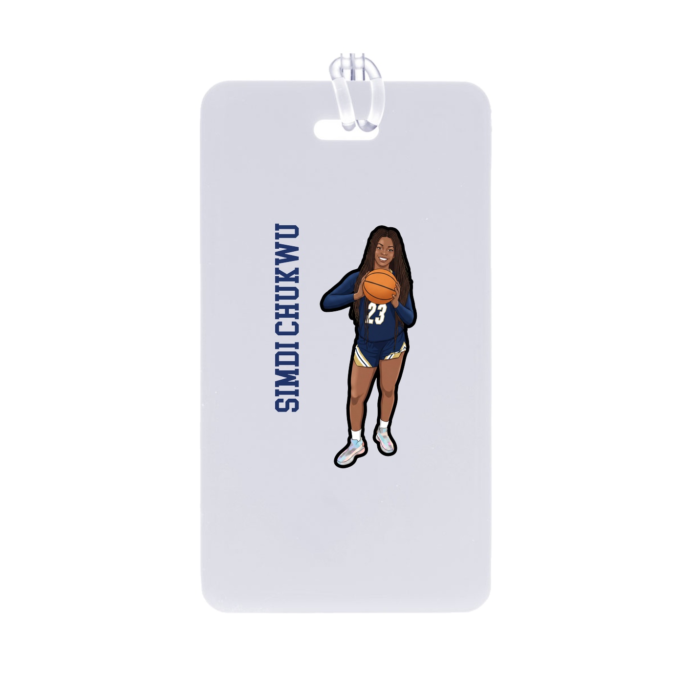 Bag Tag — Name Vertical in Classic