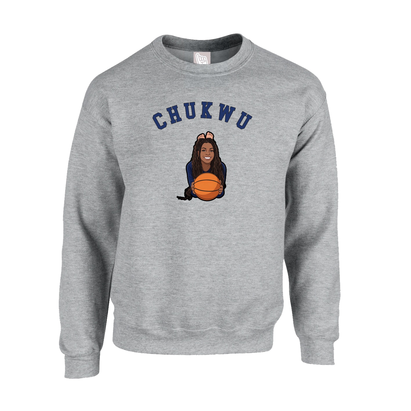 Fleece Crew — Shirsey Arch in Grey
