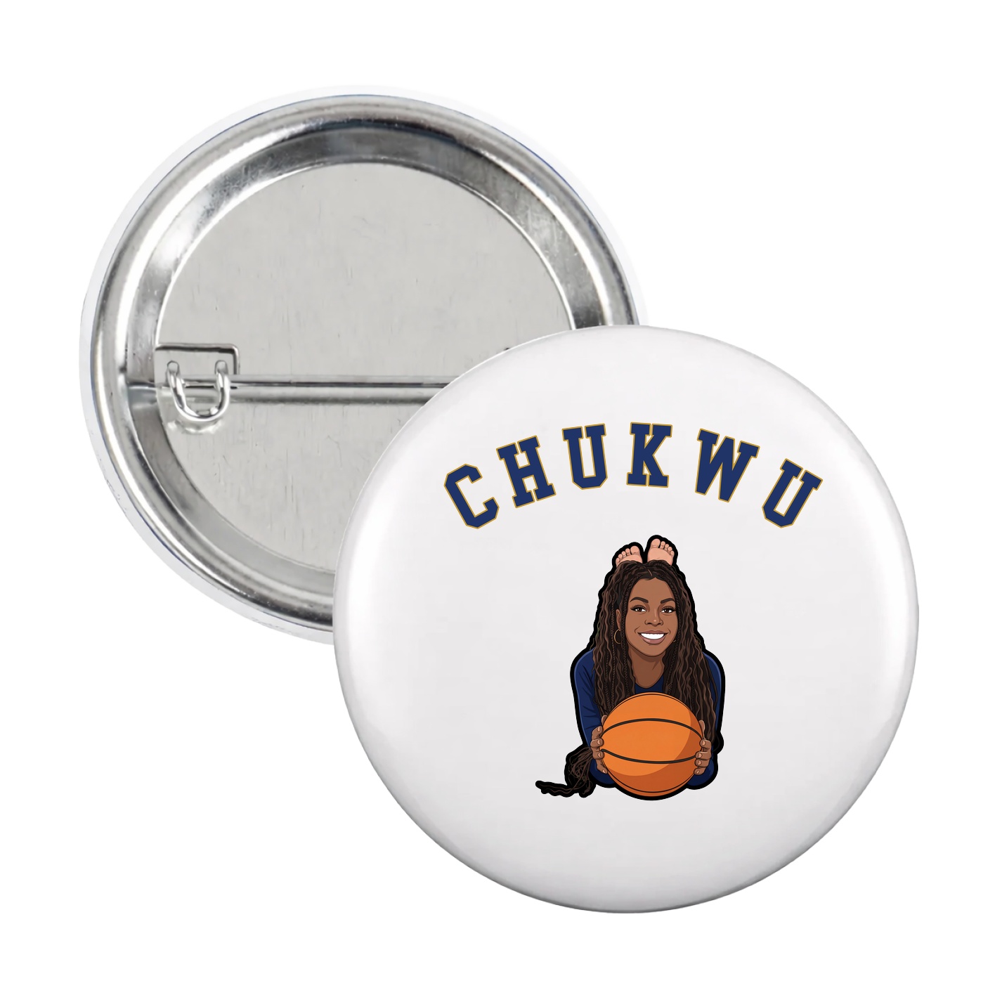 Game Day Button — Shirsey Arch in White