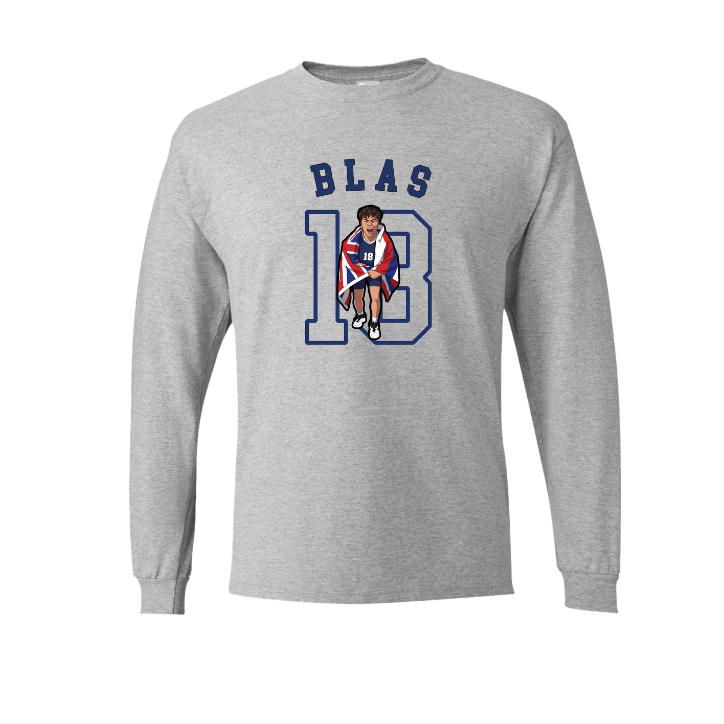 Long Sleeve Tee — Shirsey Arch in Grey