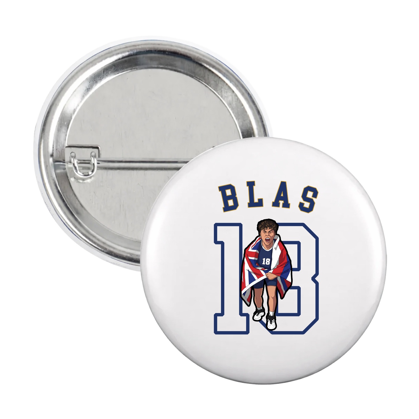 Game Day Button — Shirsey Arch in White