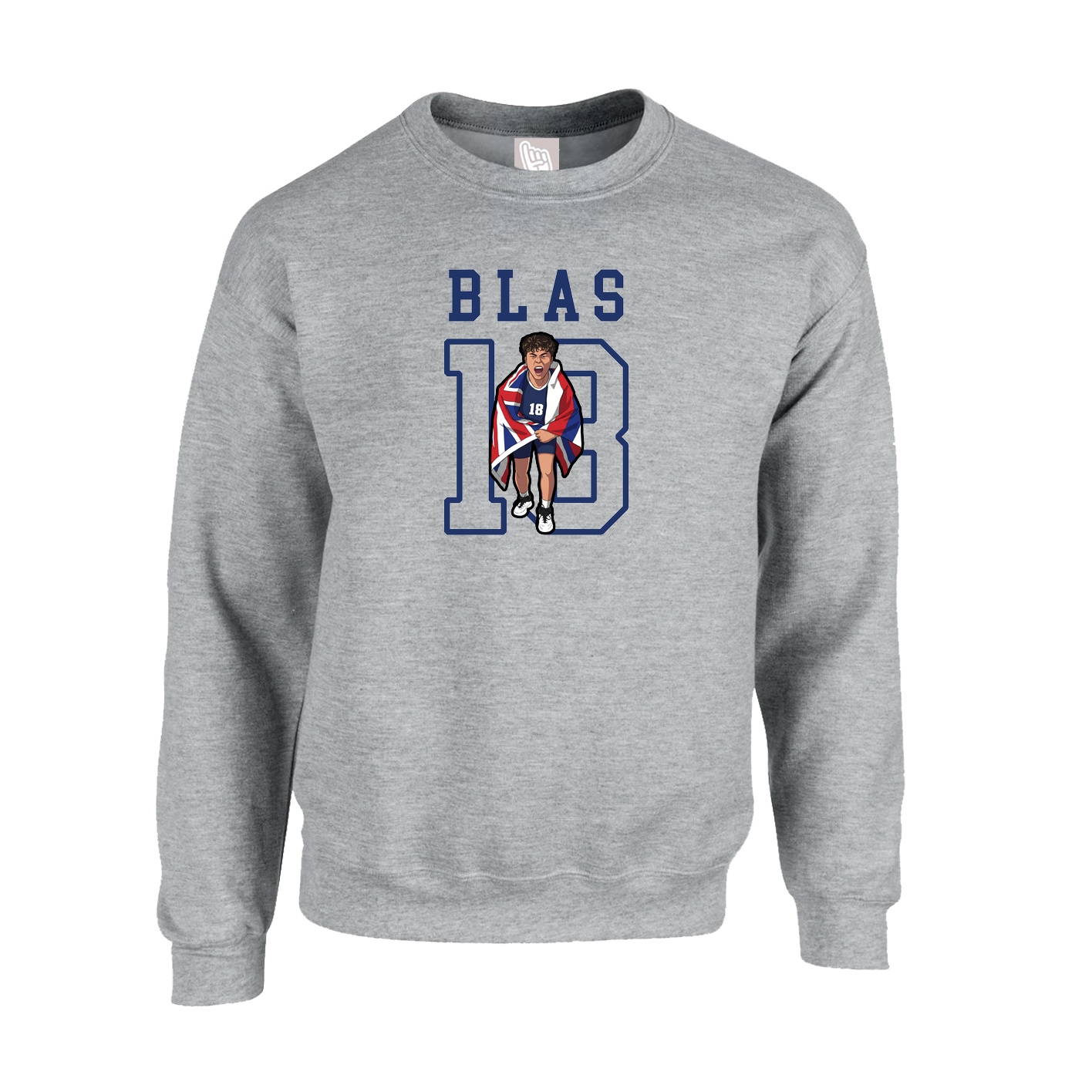 Fleece Crew — Shirsey in Grey