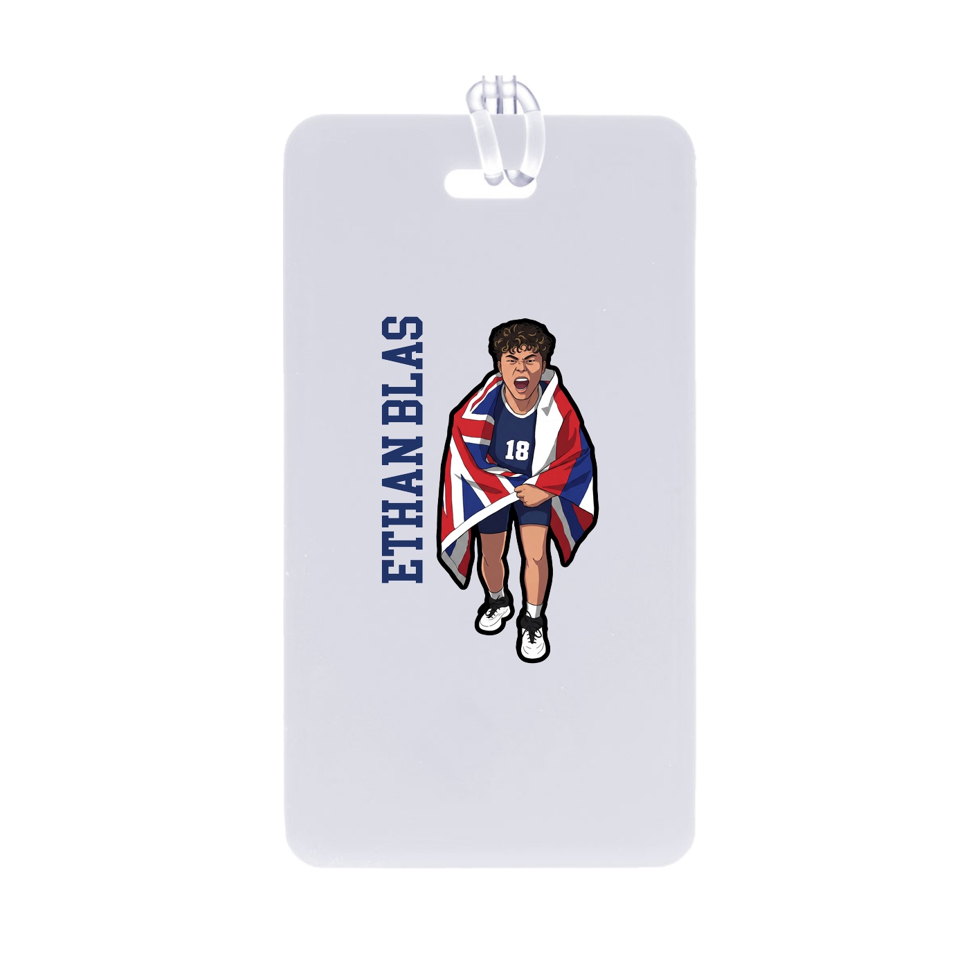 Bag Tag — Name Vertical in Classic