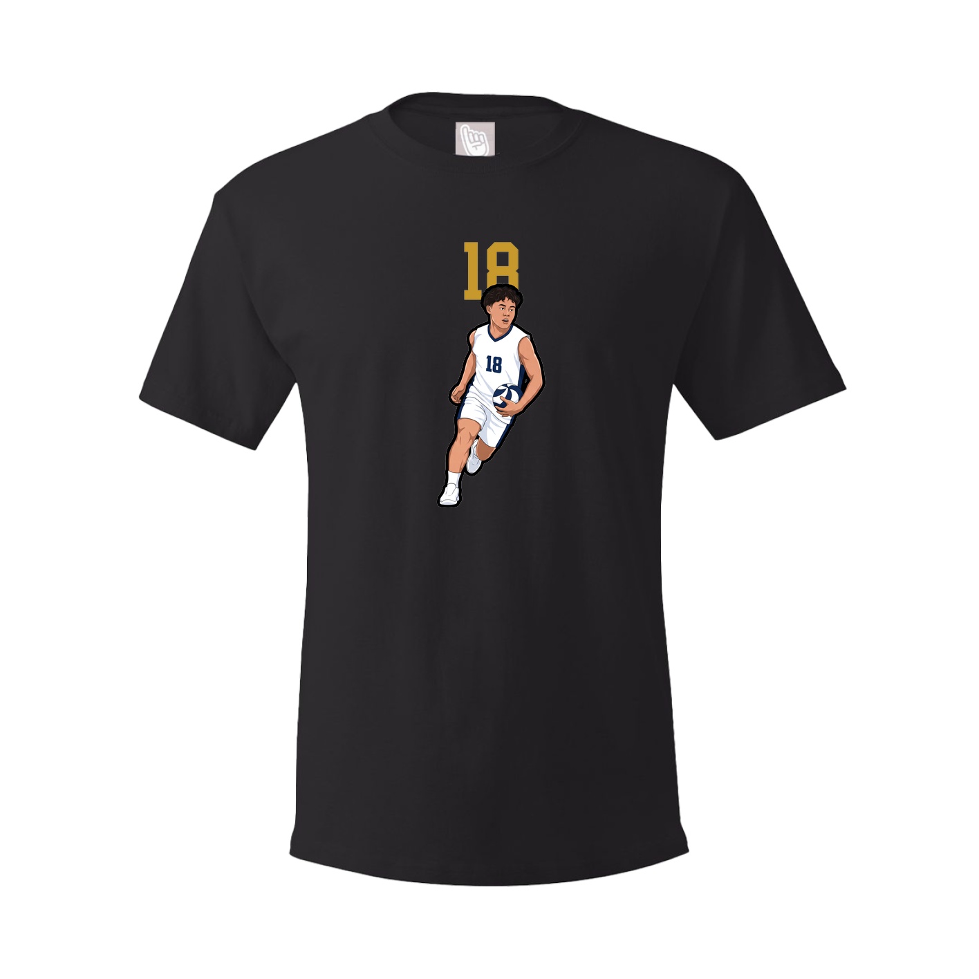 Tee — Number Top in Black