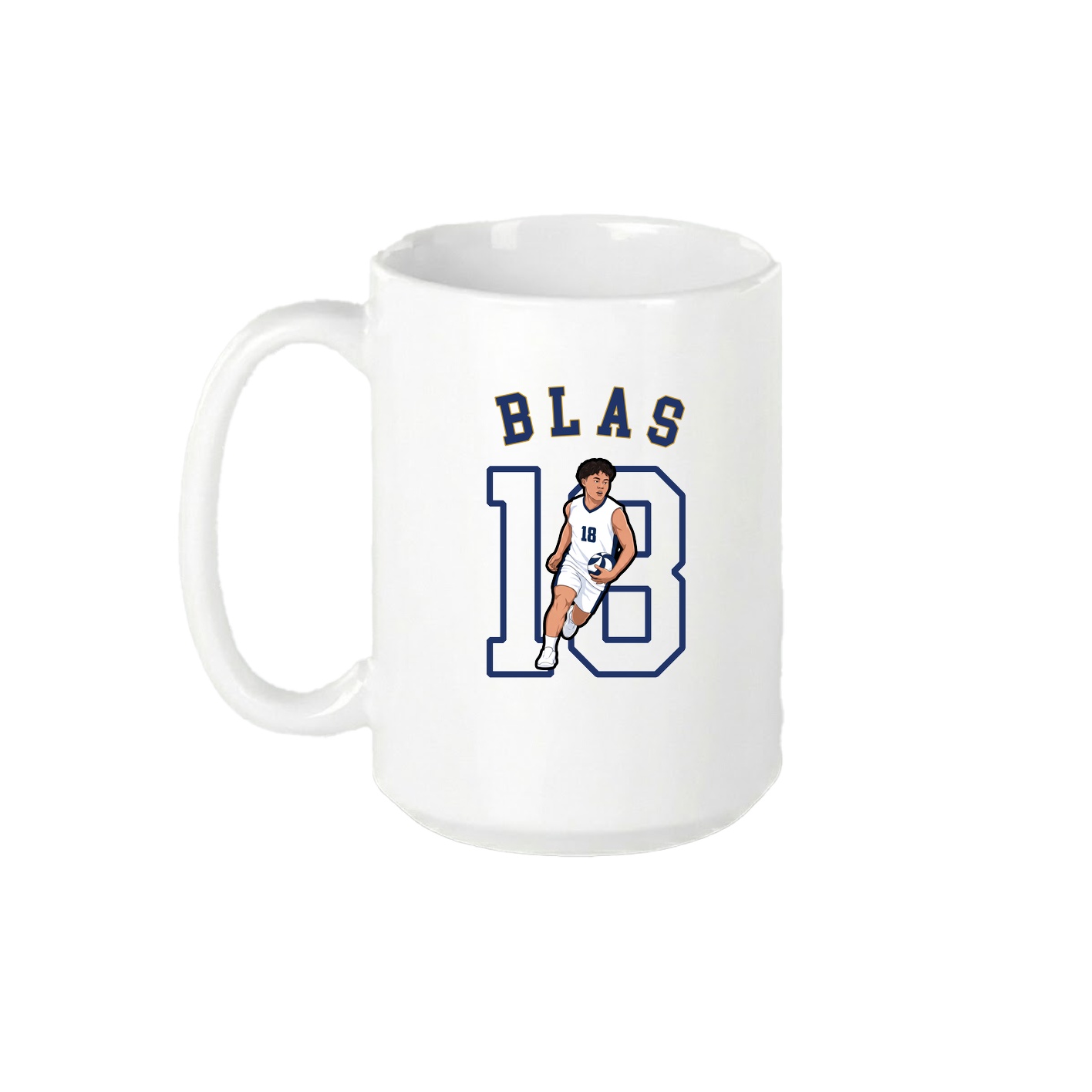 15oz Coffee Mug — Shirsey Arch in White