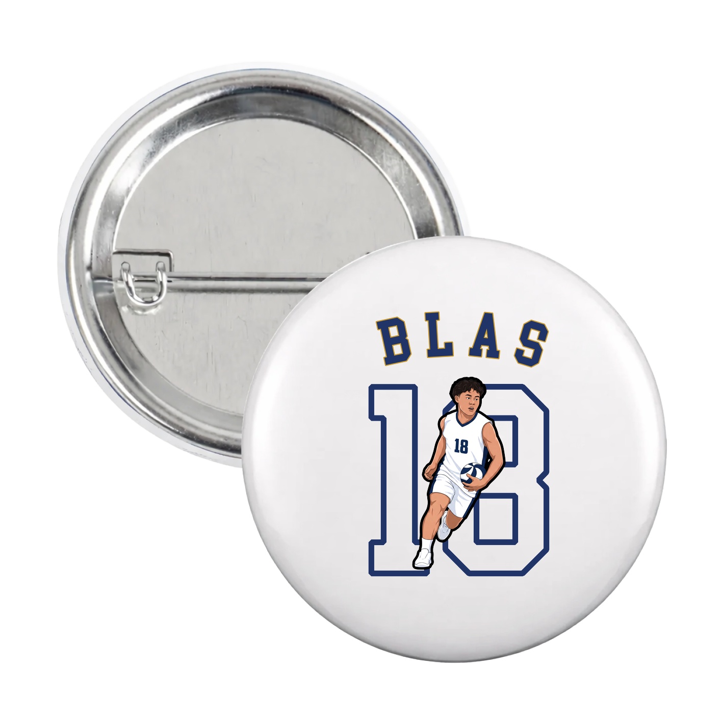 Game Day Button — Shirsey Arch in White