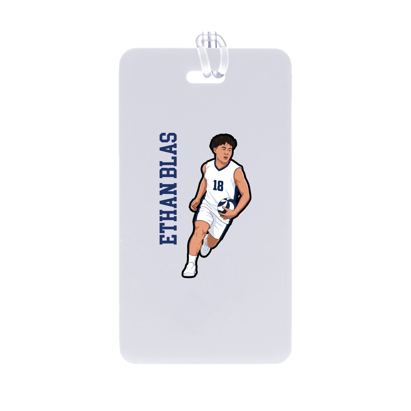 Bag Tag — Name Vertical in Classic