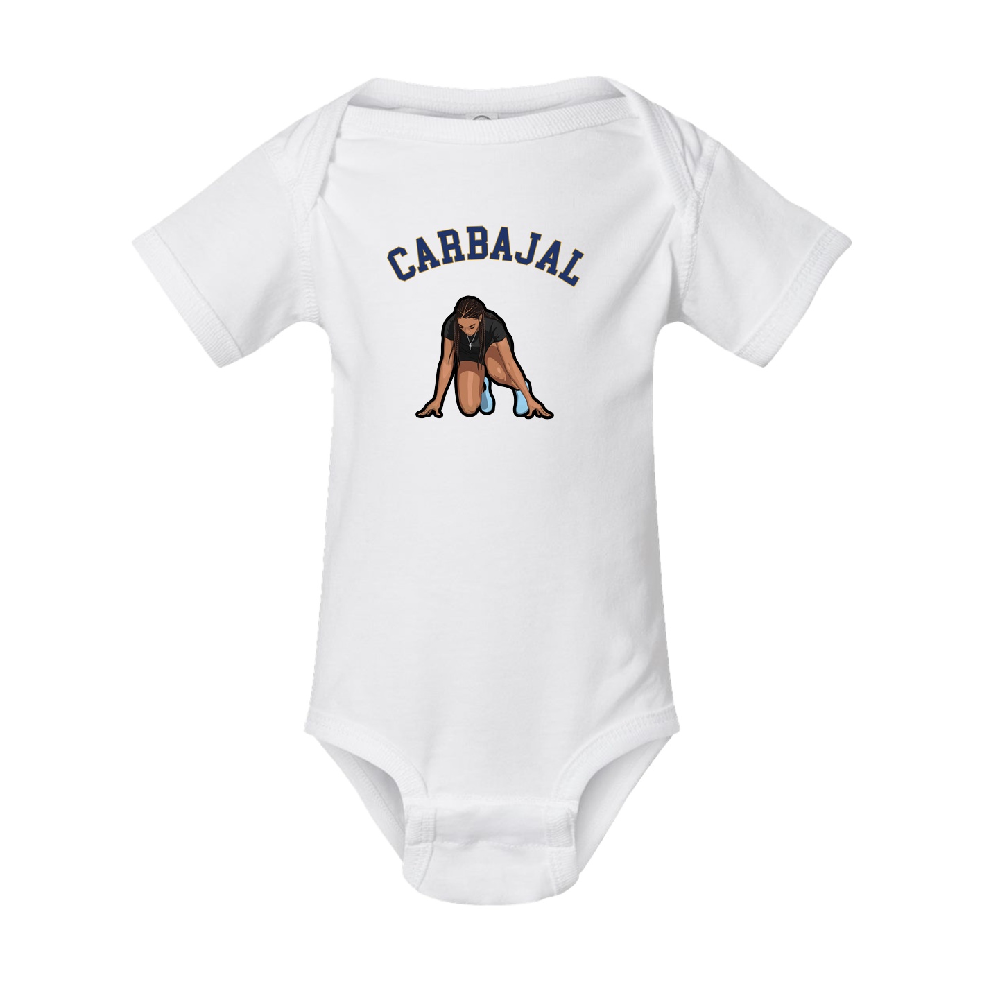 Baby Onesie — Shirsey Arch in White