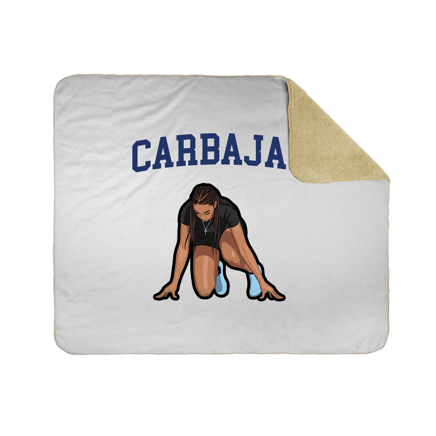 Throw Blanket — Shirsey in White