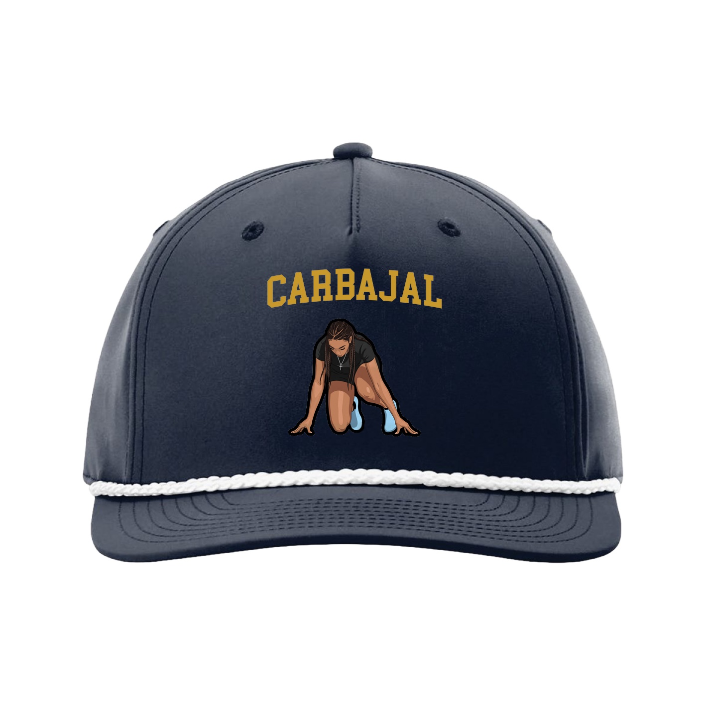 Five-Panel Classic Rope Cap — Shirsey in Navy