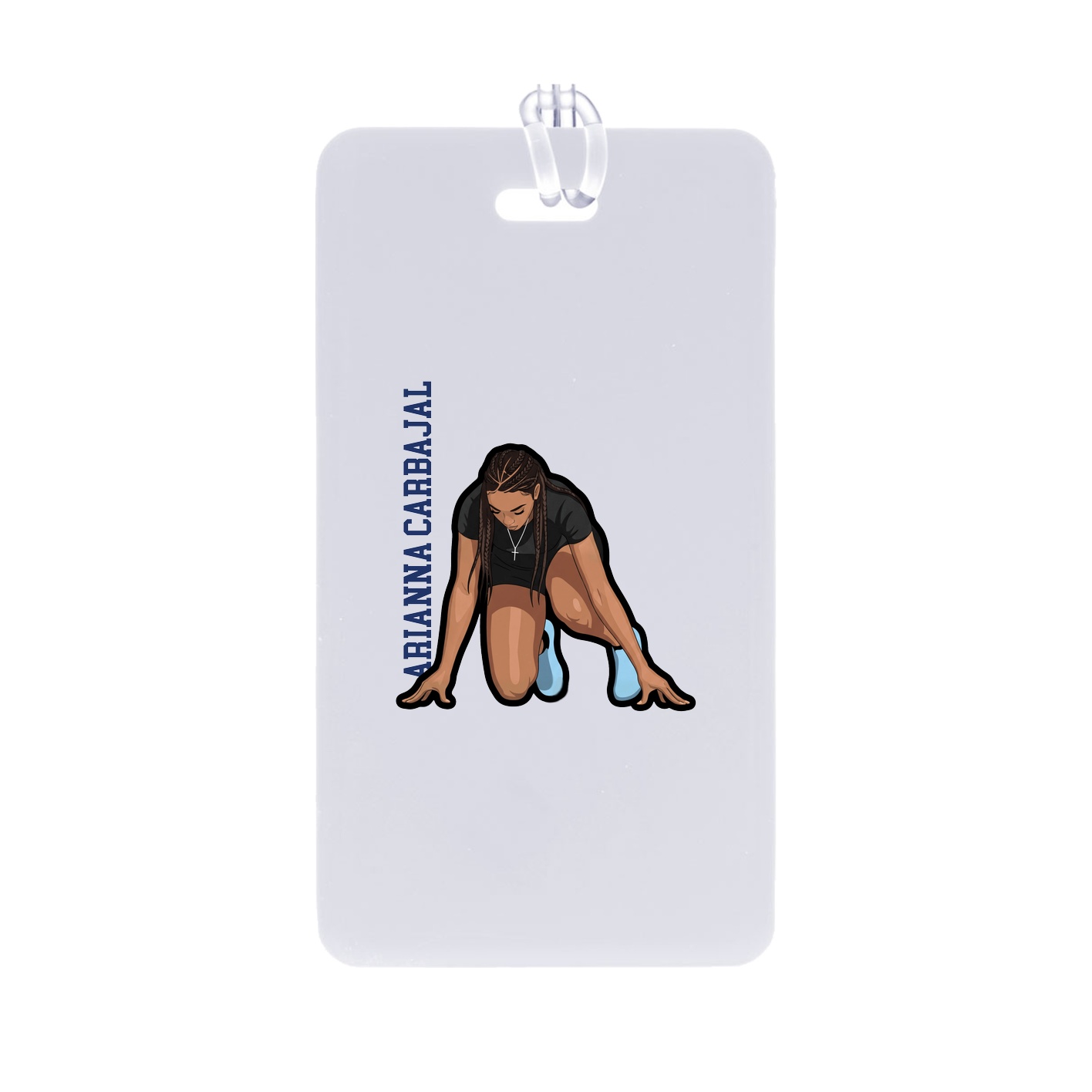 Bag Tag — Name Vertical in Classic