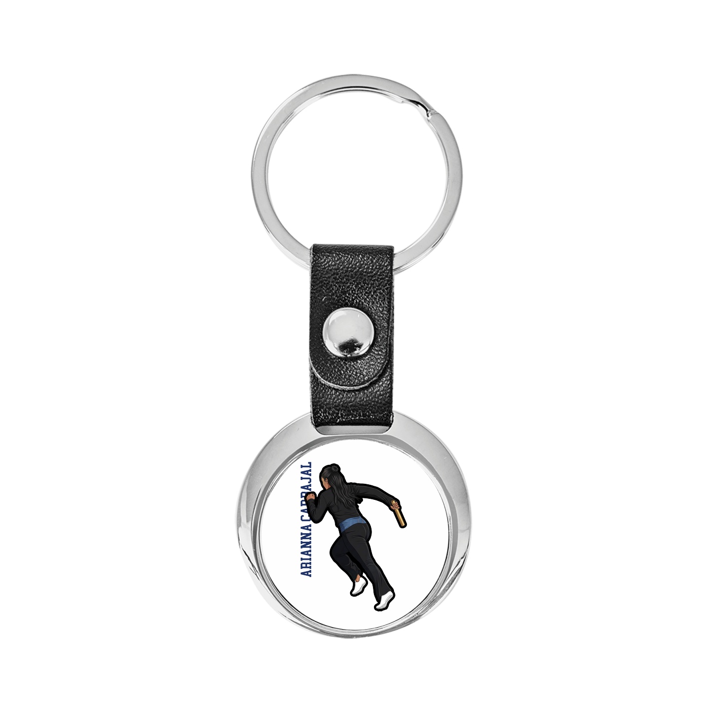 Key Chain — Name Vertical in Classic