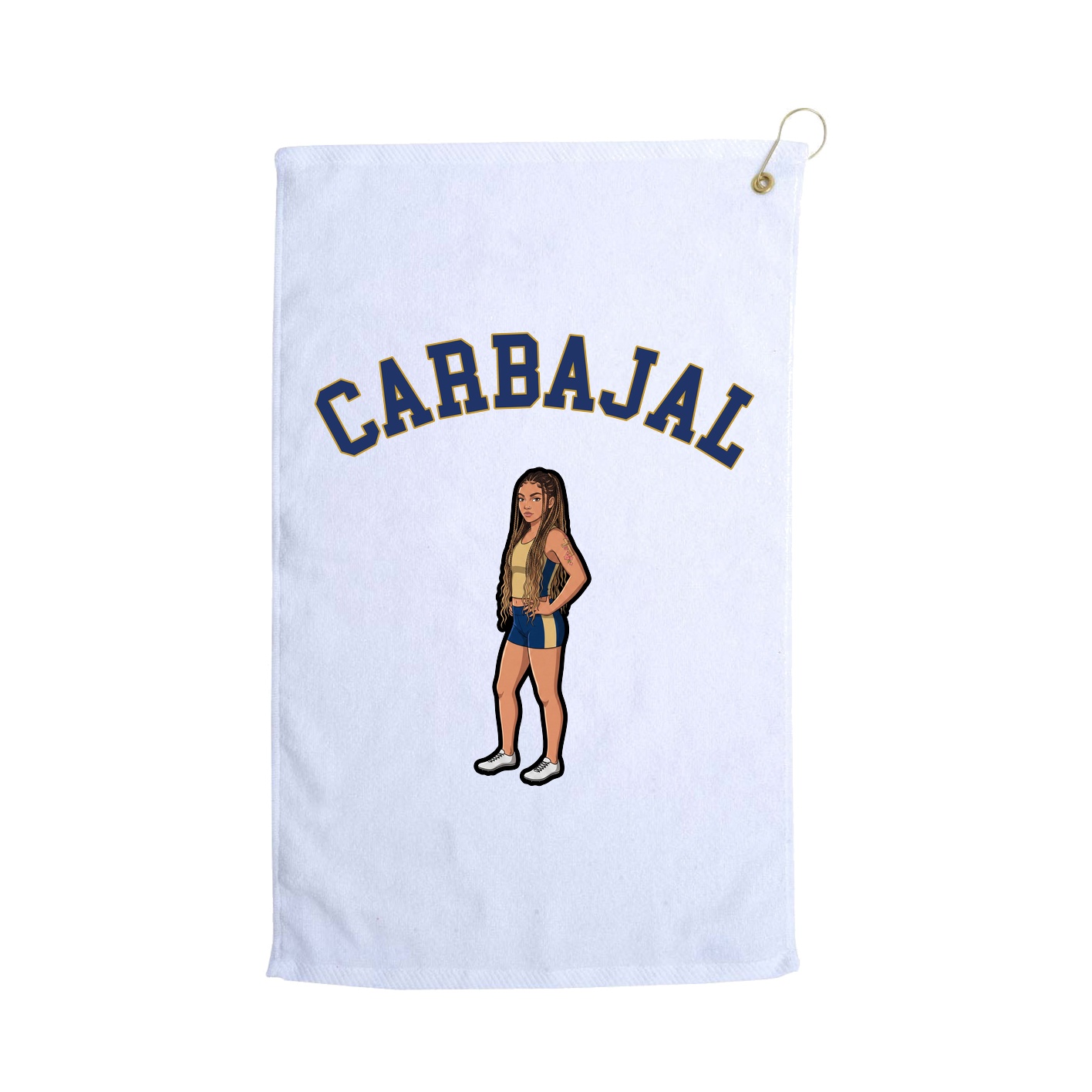 Golf Towel — Shirsey Arch in White