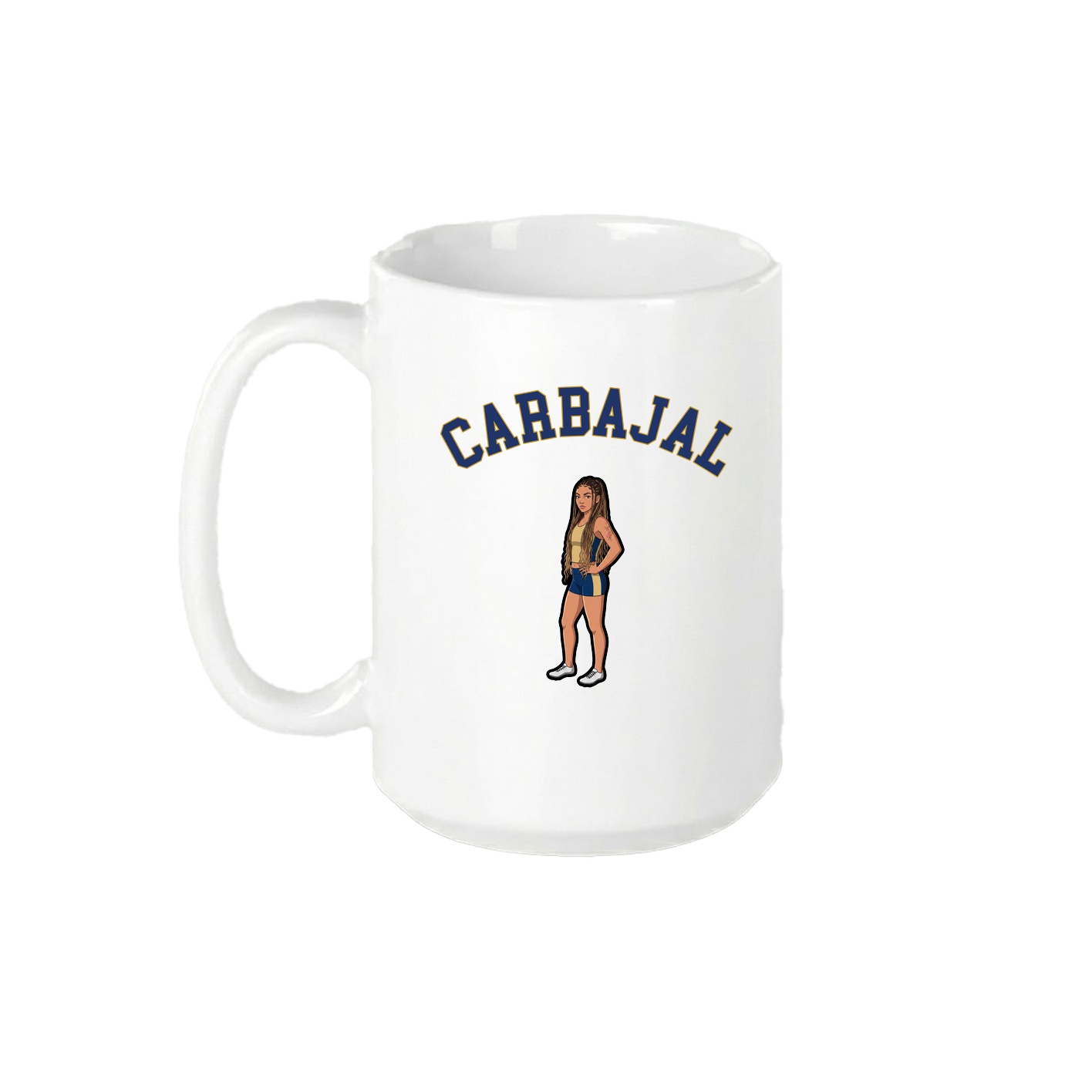 15oz Coffee Mug — Shirsey Arch in White