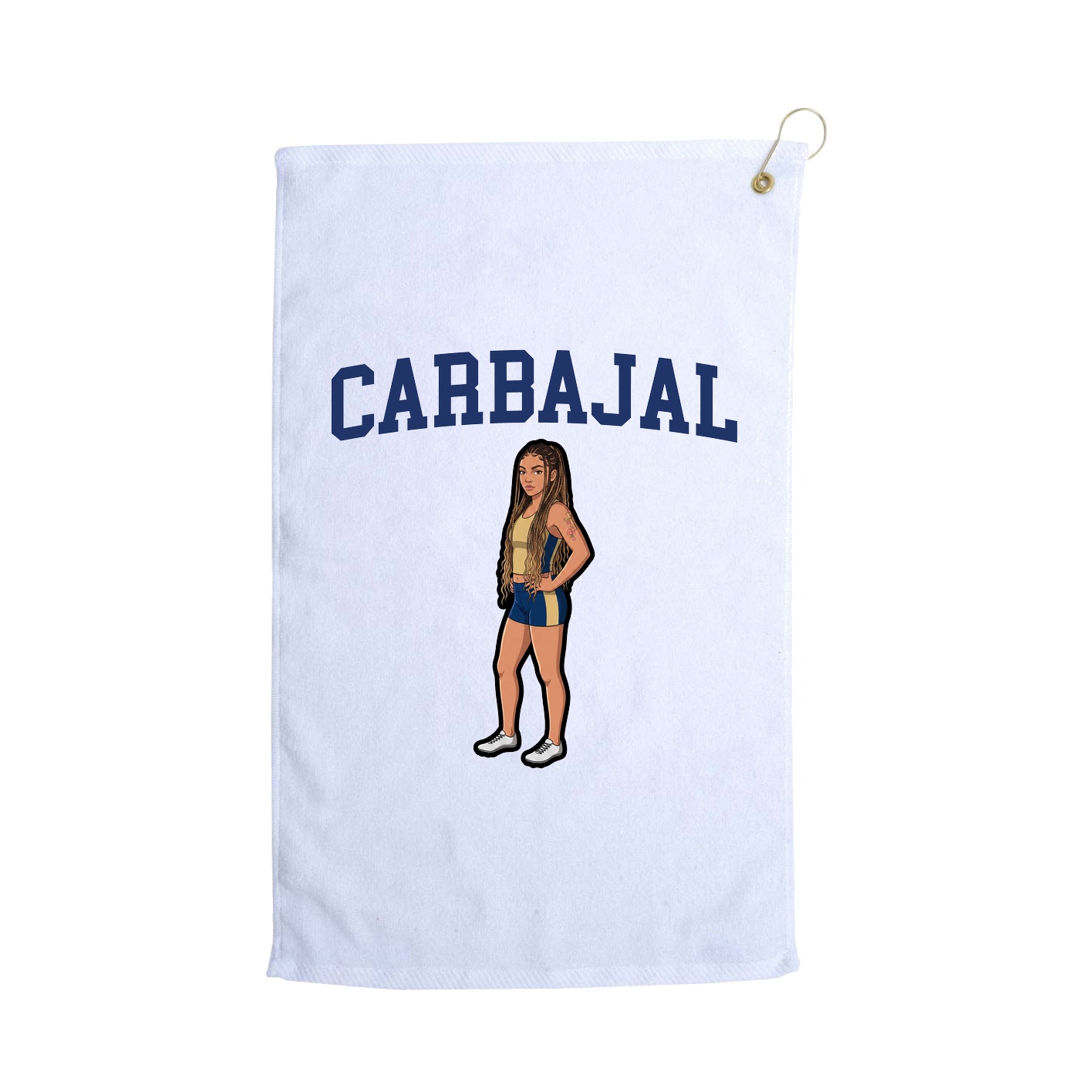 Golf Towel — Shirsey in White