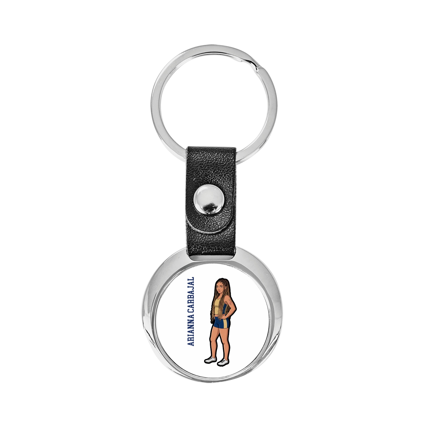 Key Chain — Name Vertical in Classic