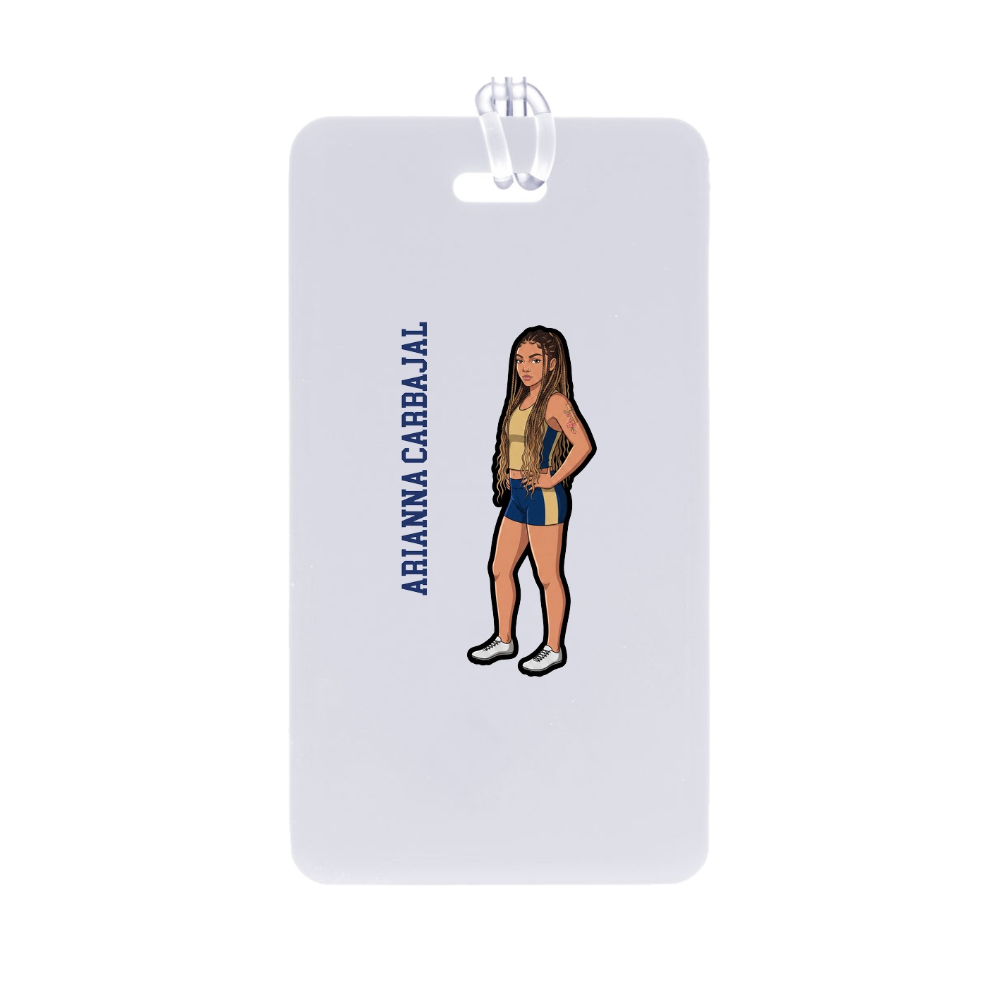 Bag Tag — Name Vertical in Classic
