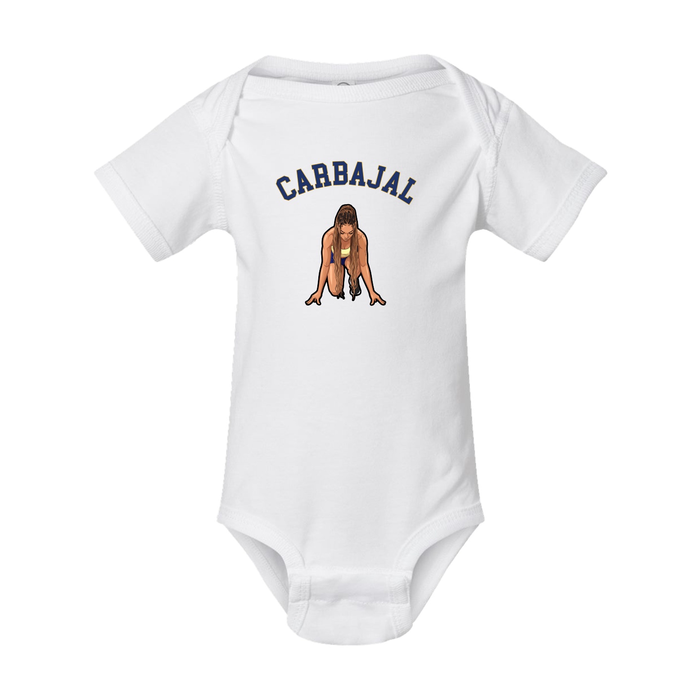 Baby Onesie — Shirsey Arch in White