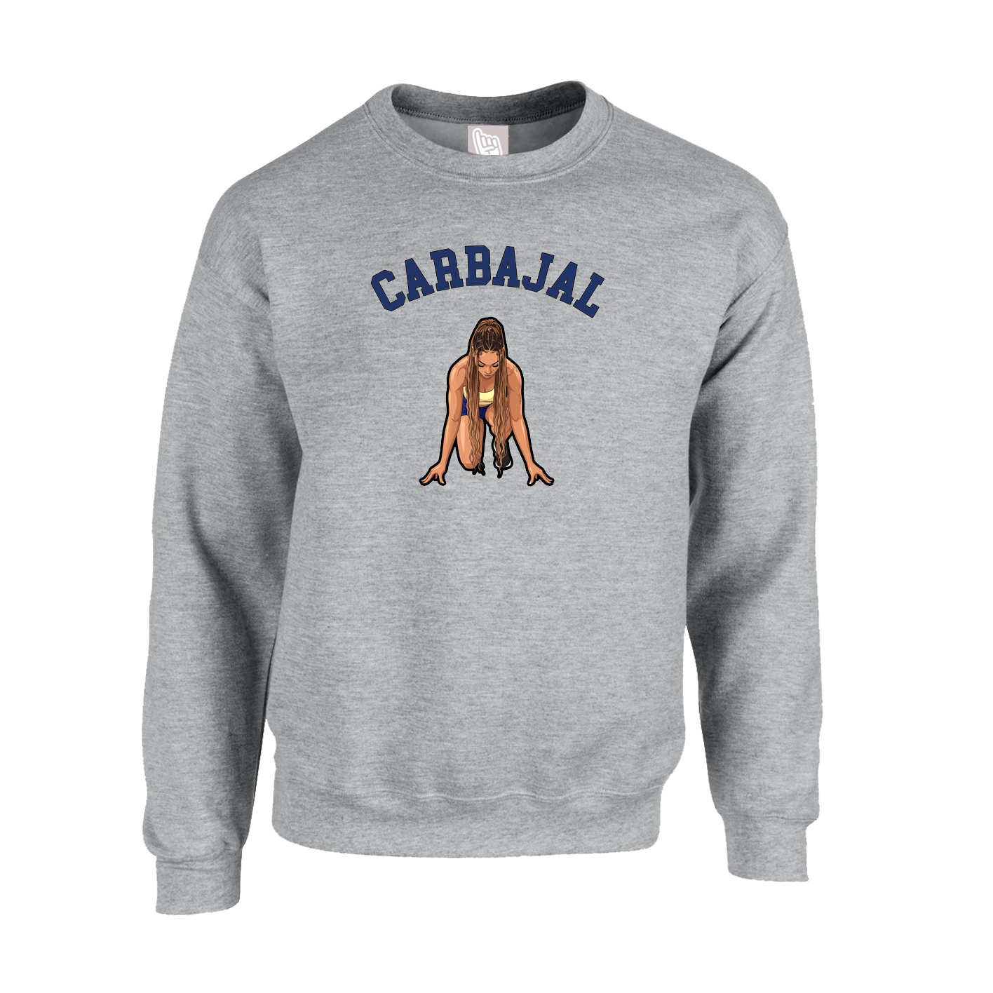 Fleece Crew — Shirsey Arch in Grey