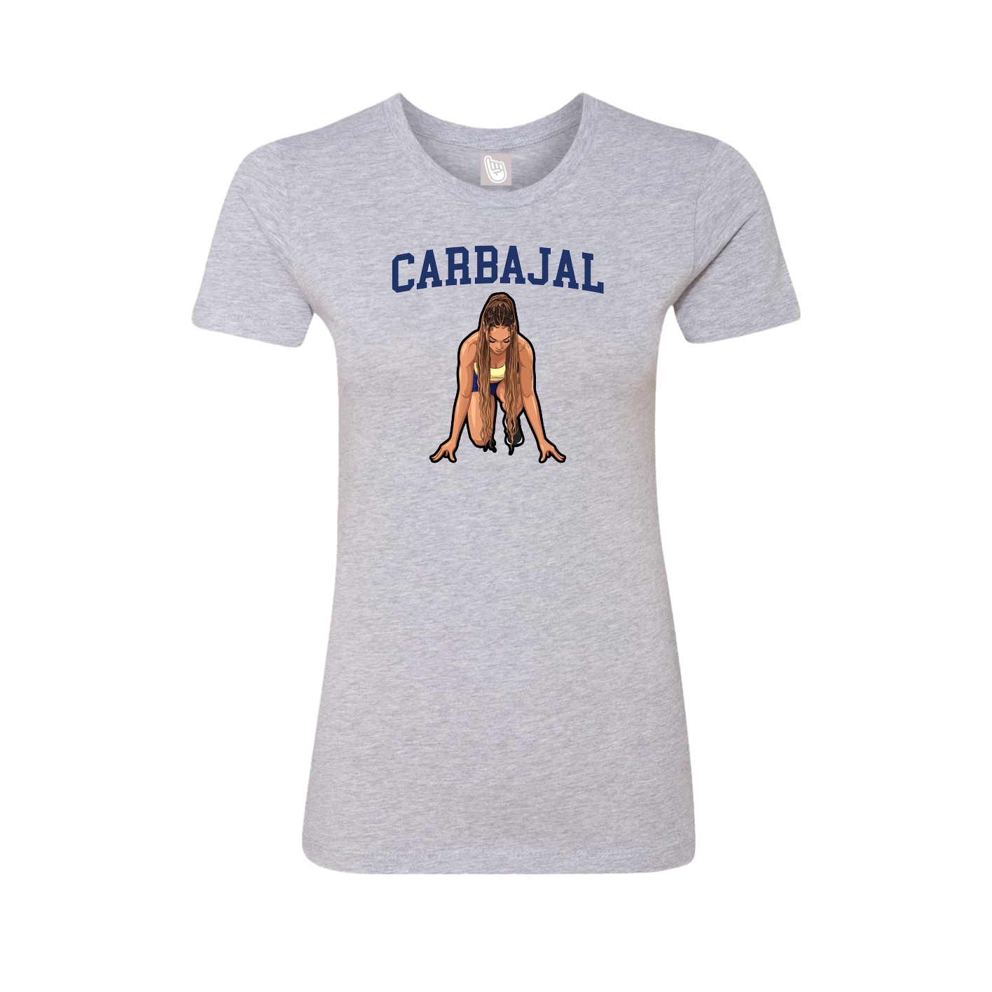 Fitted Women's Tee — Shirsey in Grey