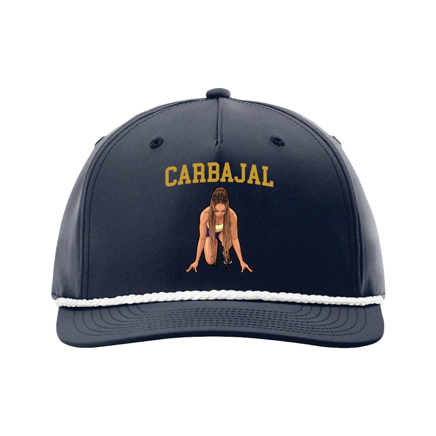 Five-Panel Classic Rope Cap — Shirsey in Navy
