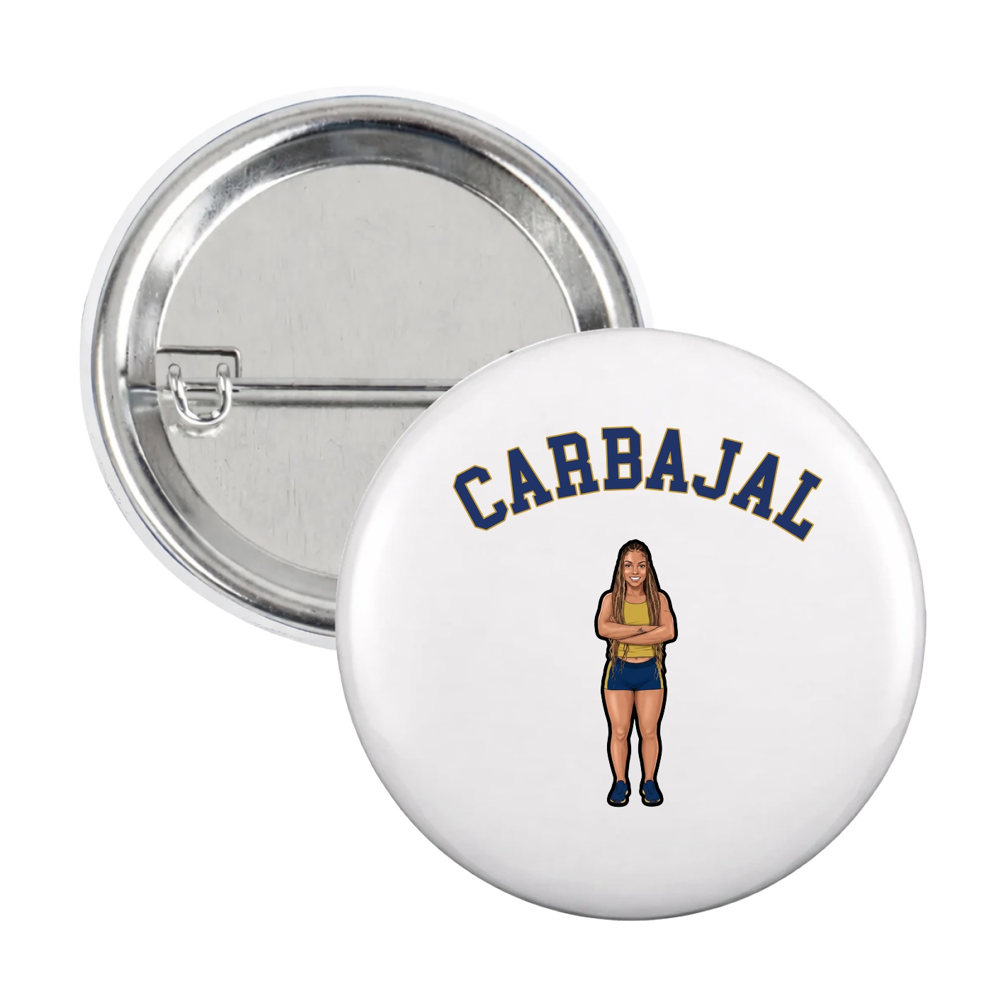 Game Day Button — Shirsey Arch in White
