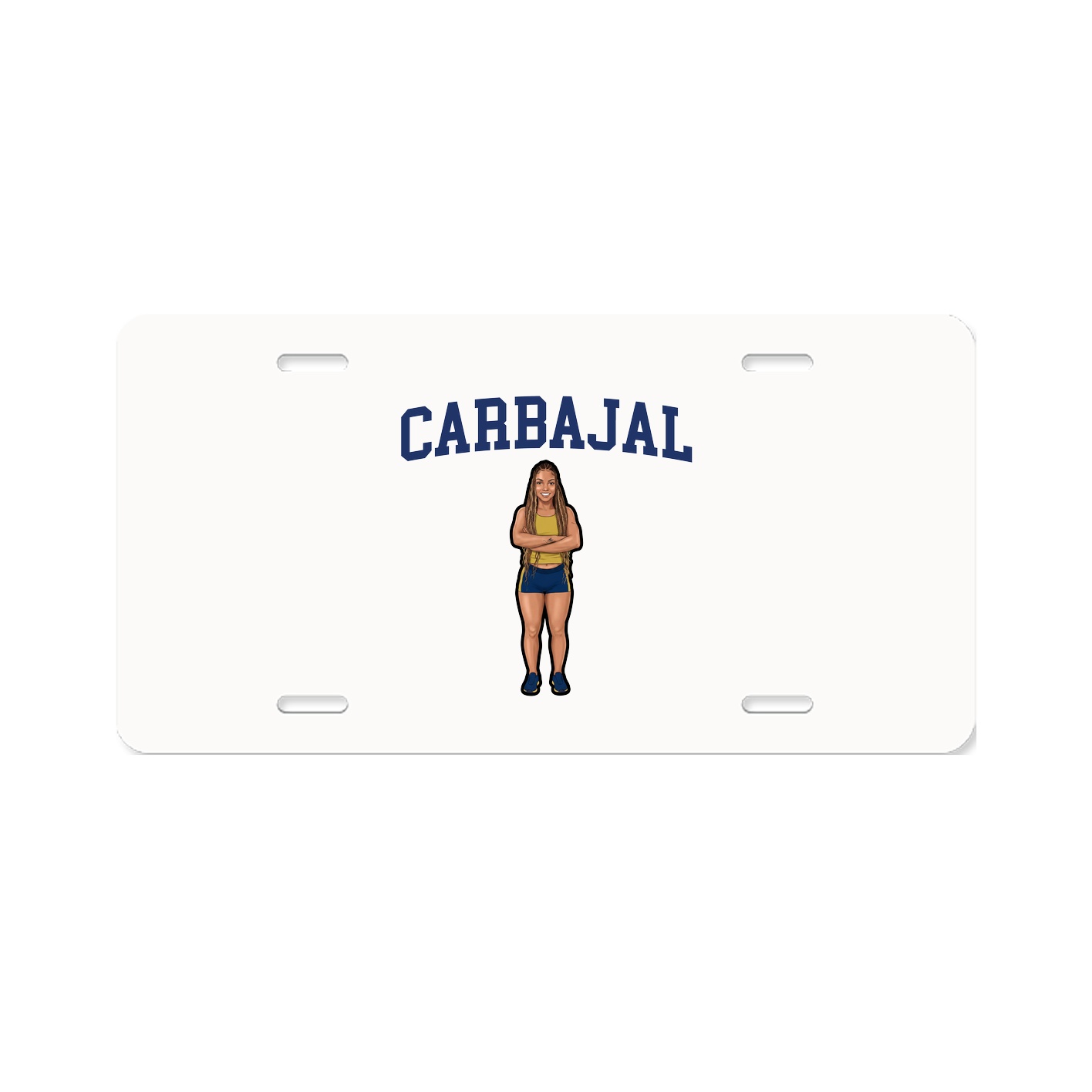 License Plate — Shirsey in Classic