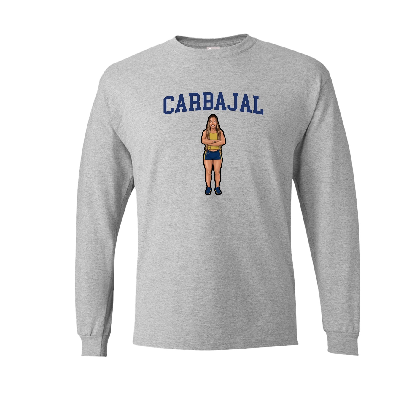Long Sleeve Tee — Shirsey in Grey